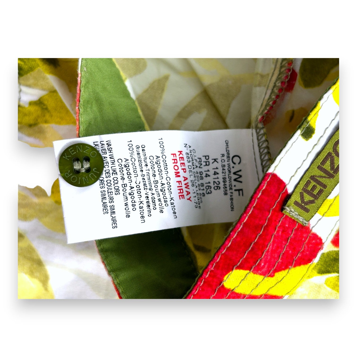 KENZO - Jungle print shorts - 3 years