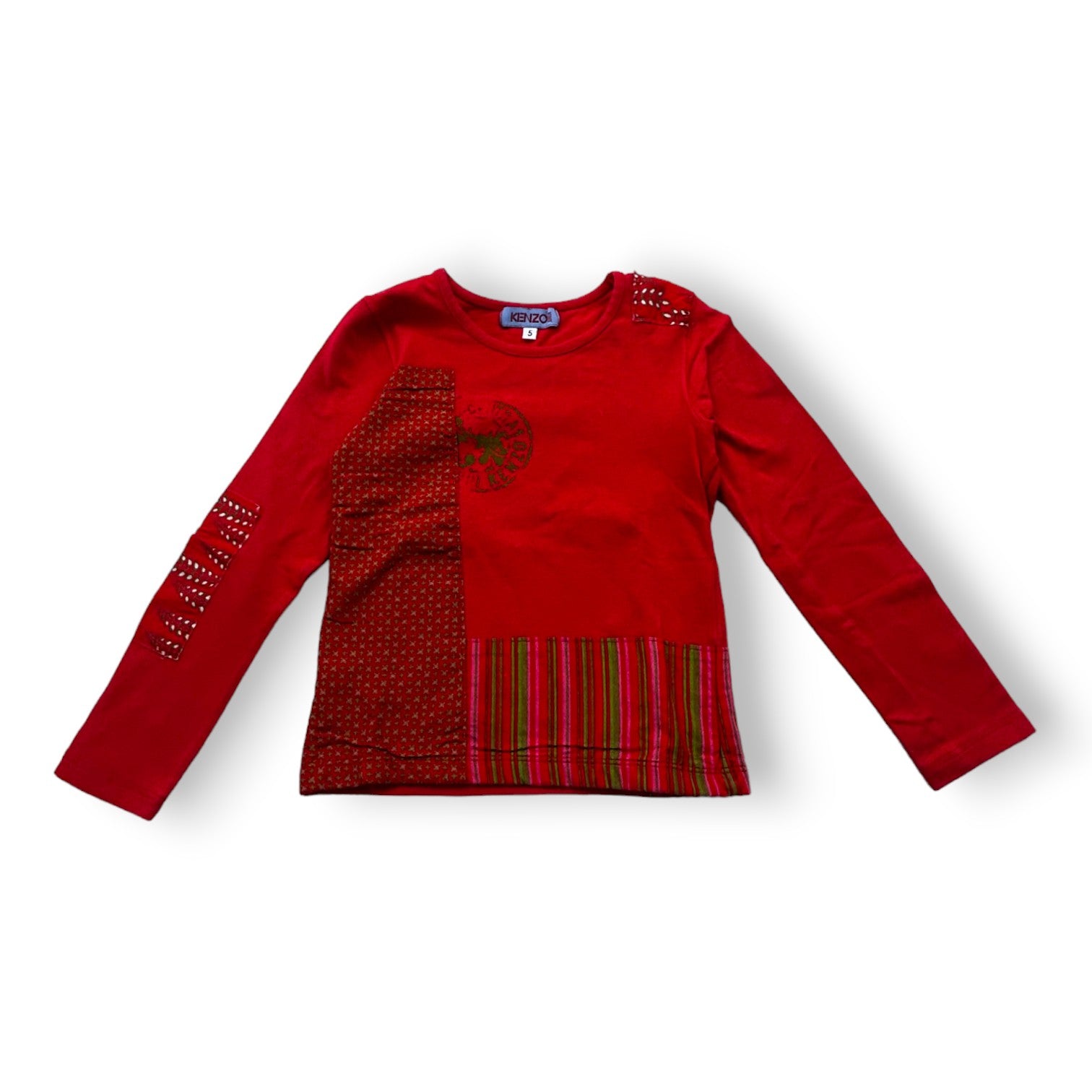 KENZO - Red long-sleeved T-shirt - 5 years