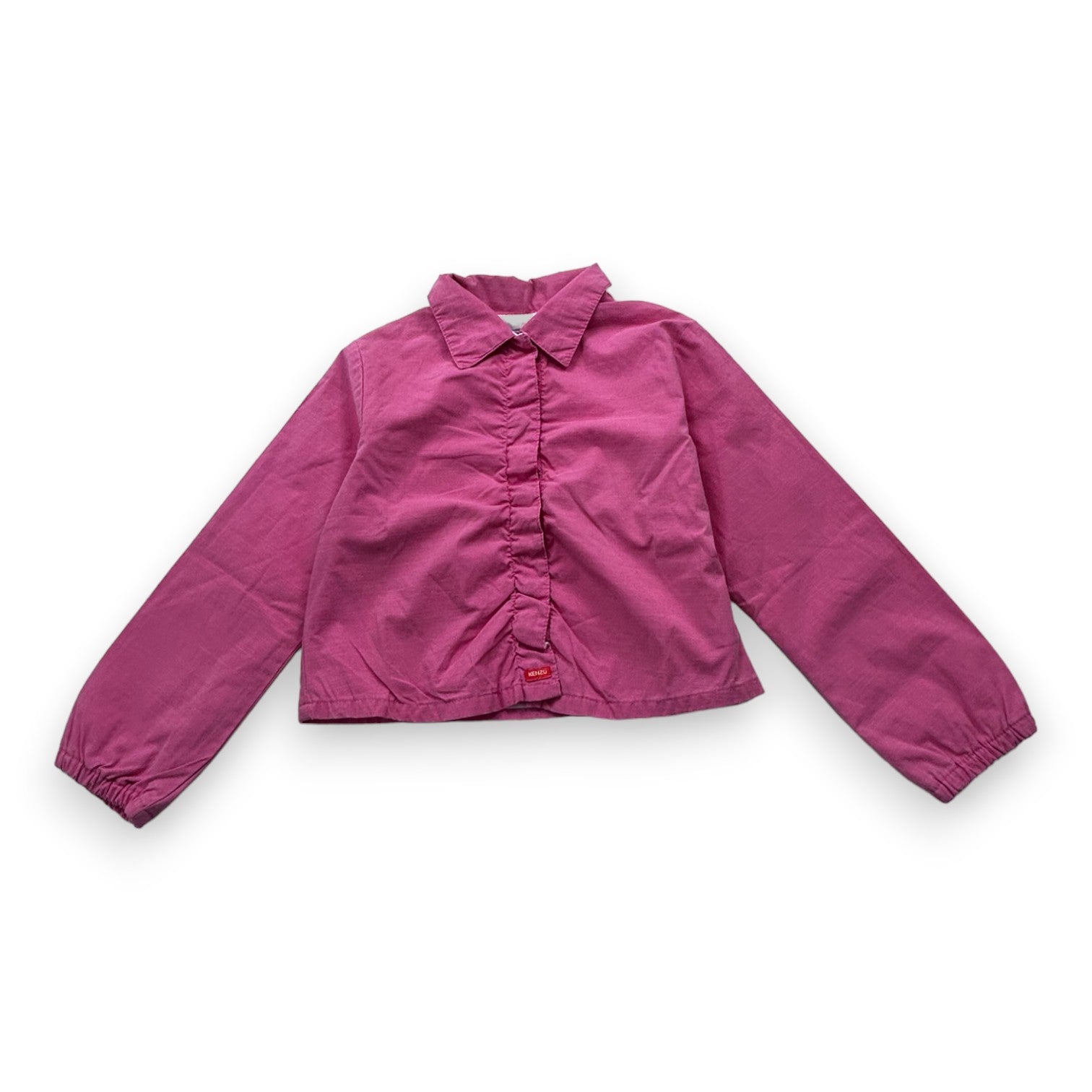 KENZO - Pink ruffled blouse - 4 years