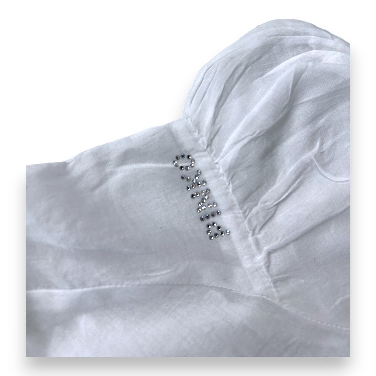 PINKO - Weißes Hemd mit Puffärmeln - 6 Jahre