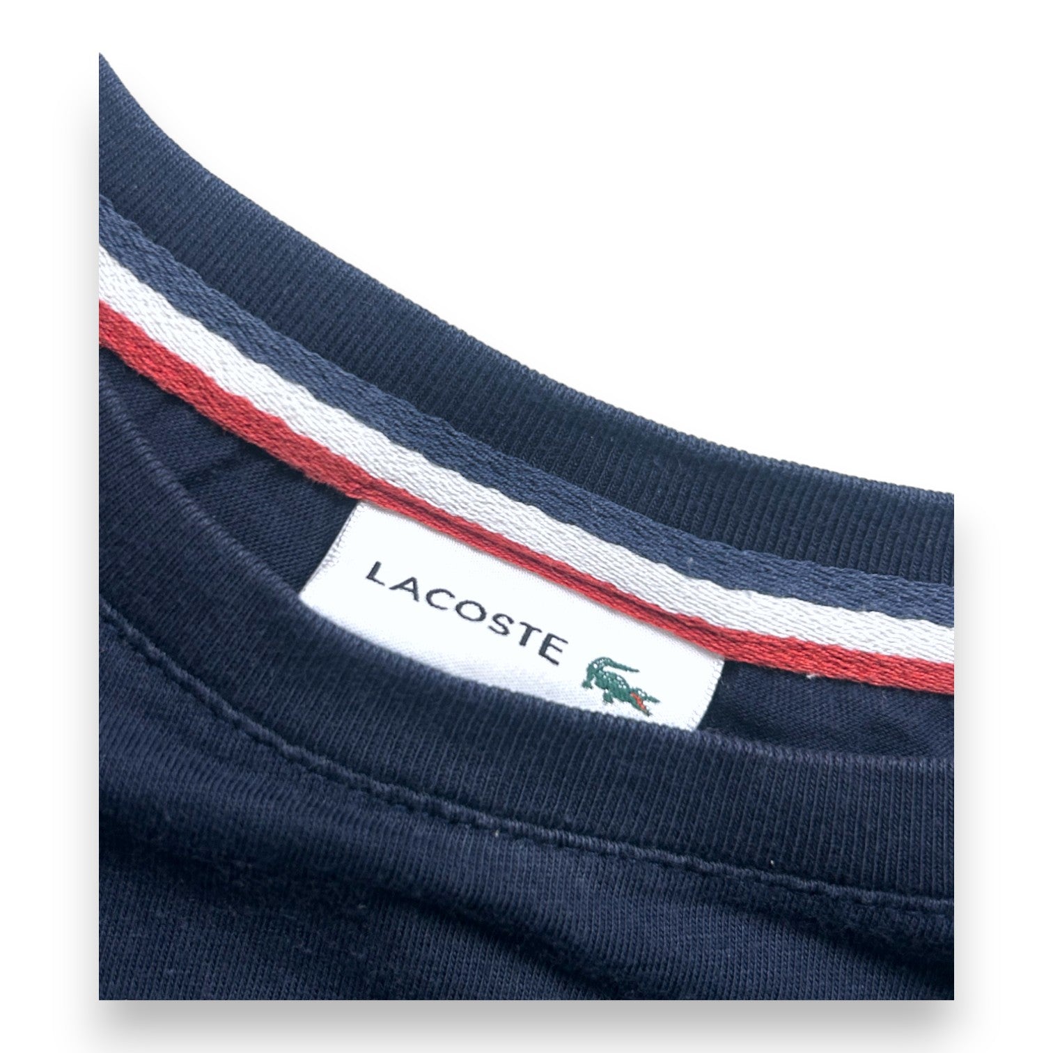 LACOSTE - T-shirt bleu - 2 ans