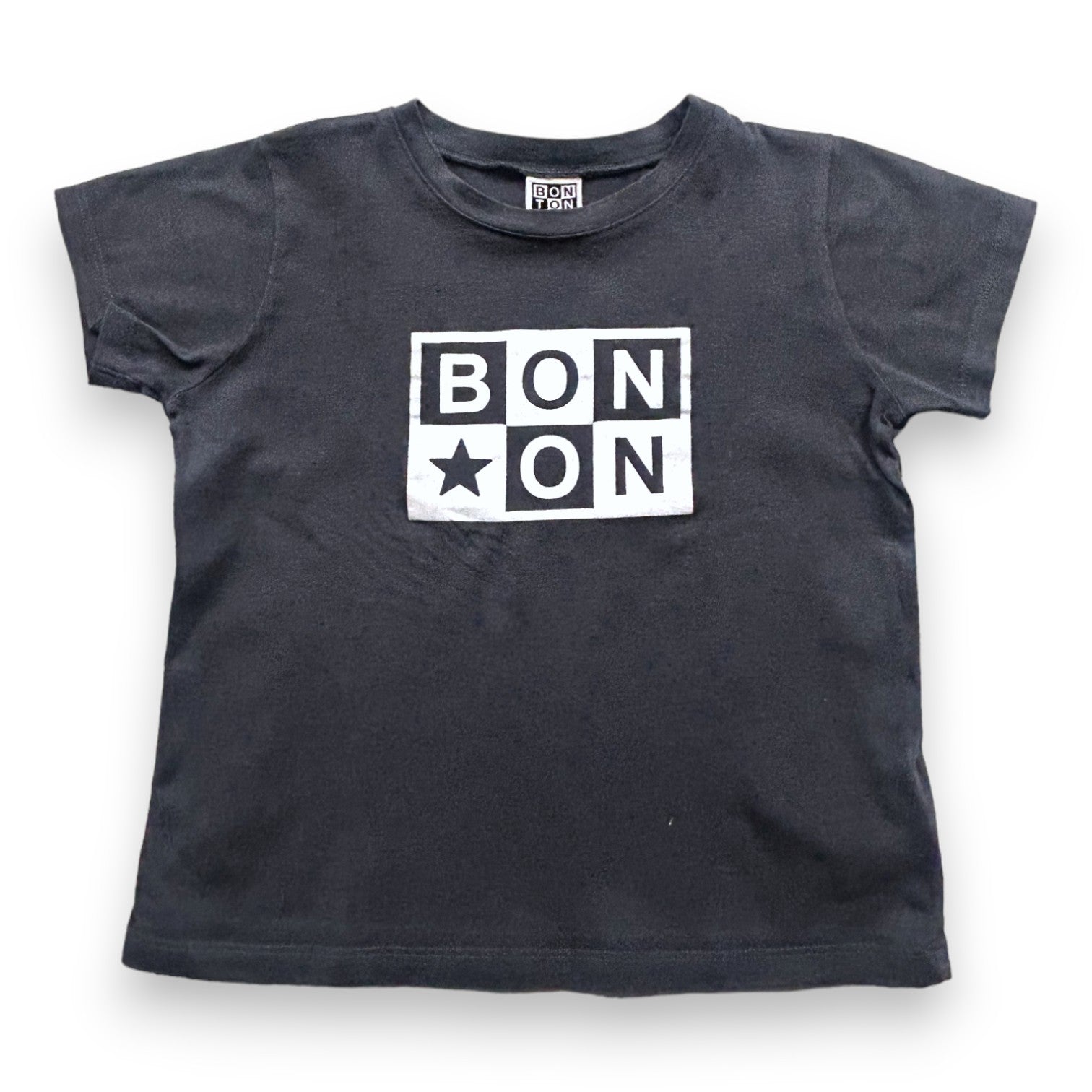 BONTON - T-shirt gris imprimé - 4 ans