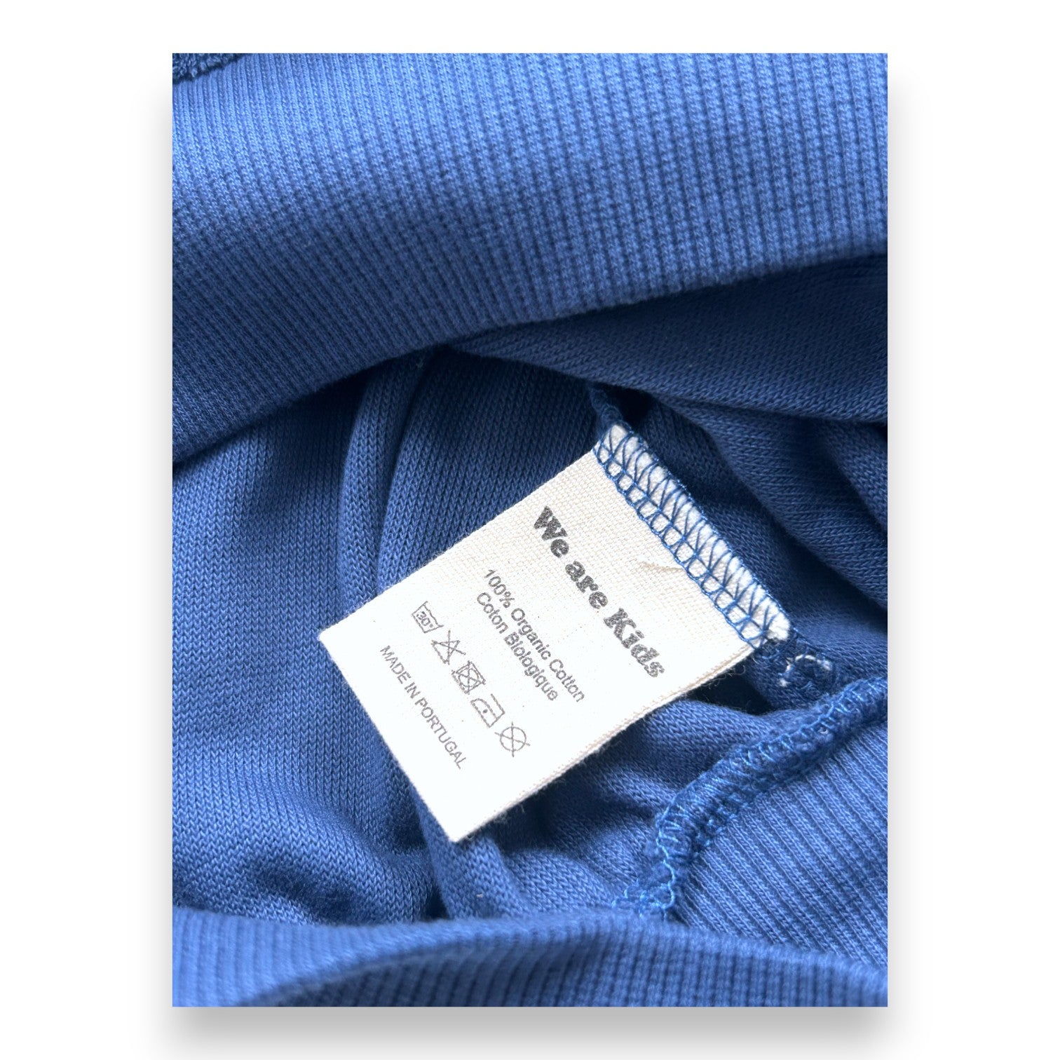 WE ARE KIDS - Pull bleu imprimé "tennisman" - 4 ans