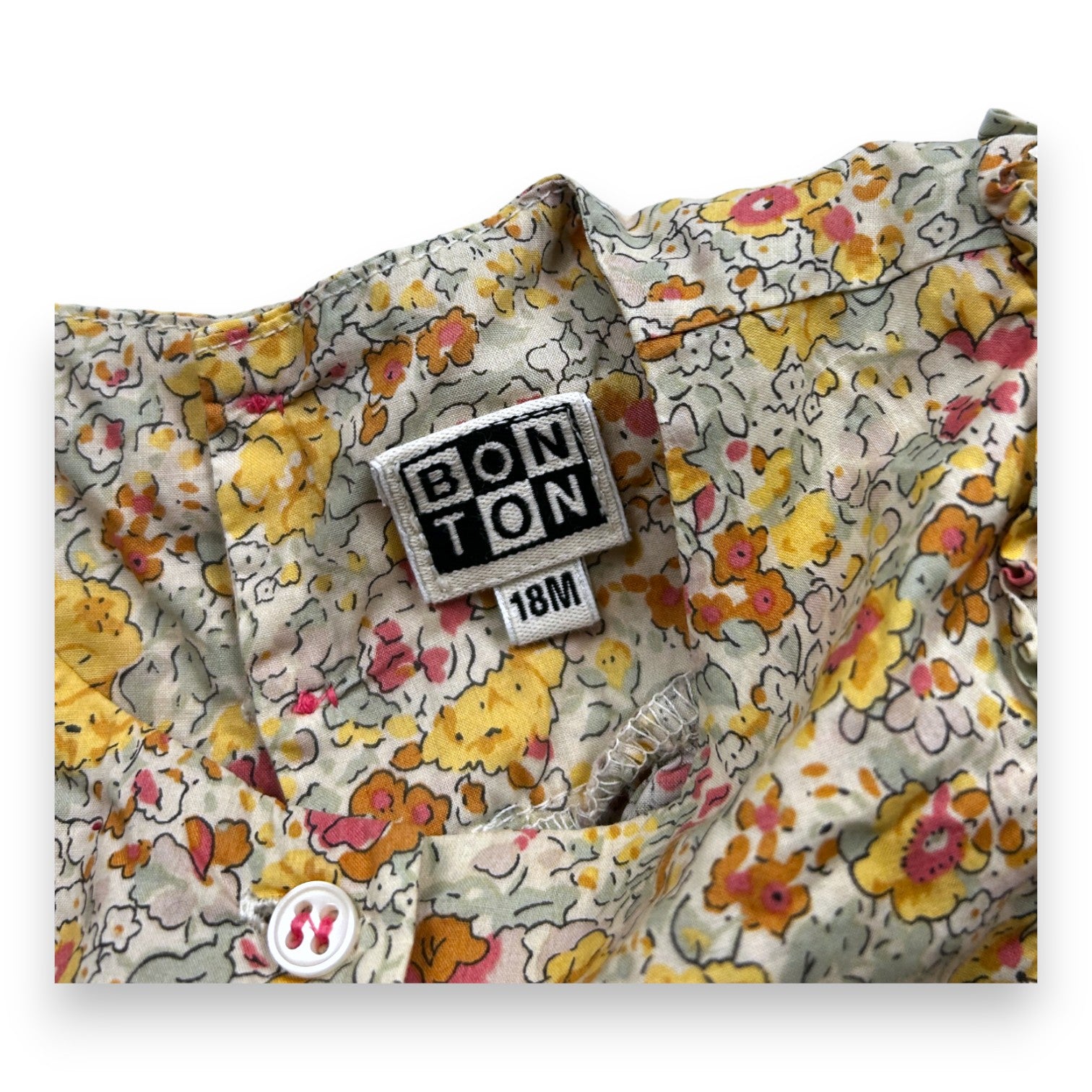BONTON - Combinaison fleurie - 18 mois