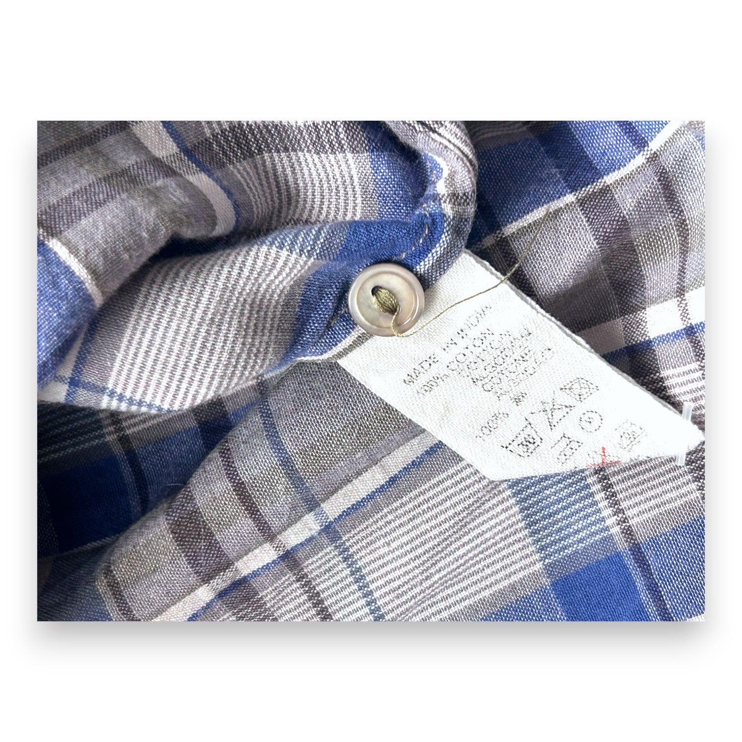 BONPOINT - Gray checked dress - 8 years
