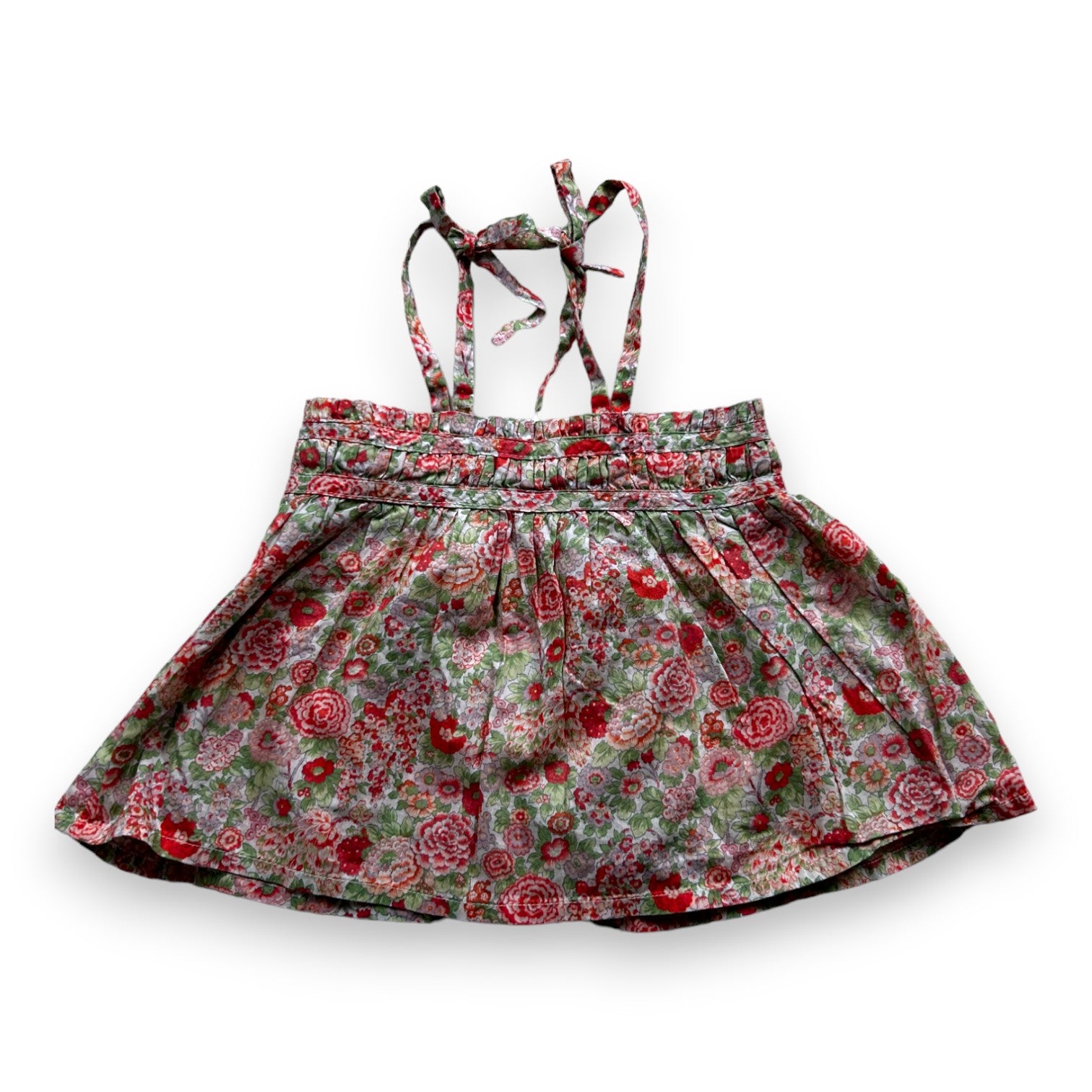 BONPOINT - Débardeur rose fleurie - 3 mois