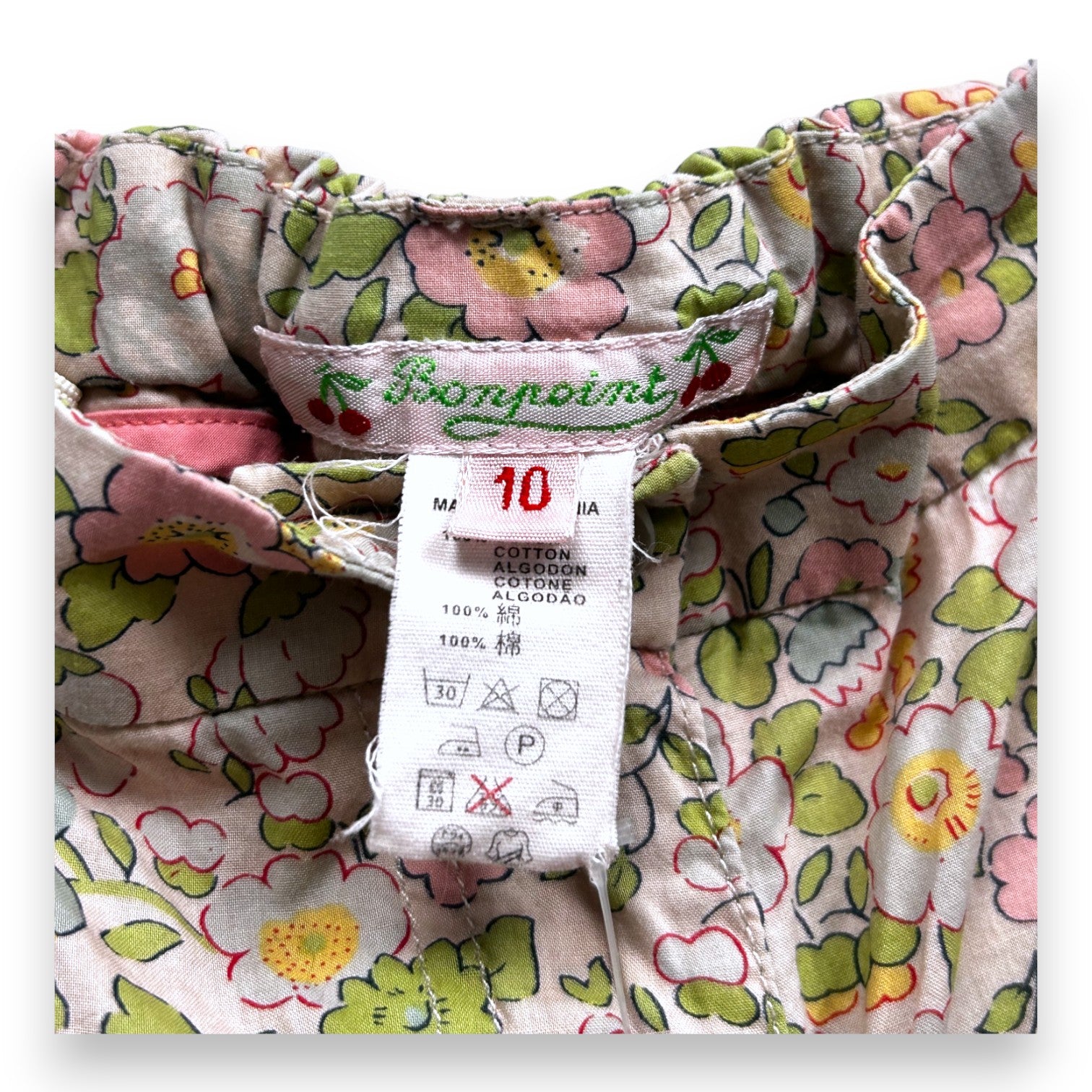 BONPOINT - Short à fleurs - 10 ans