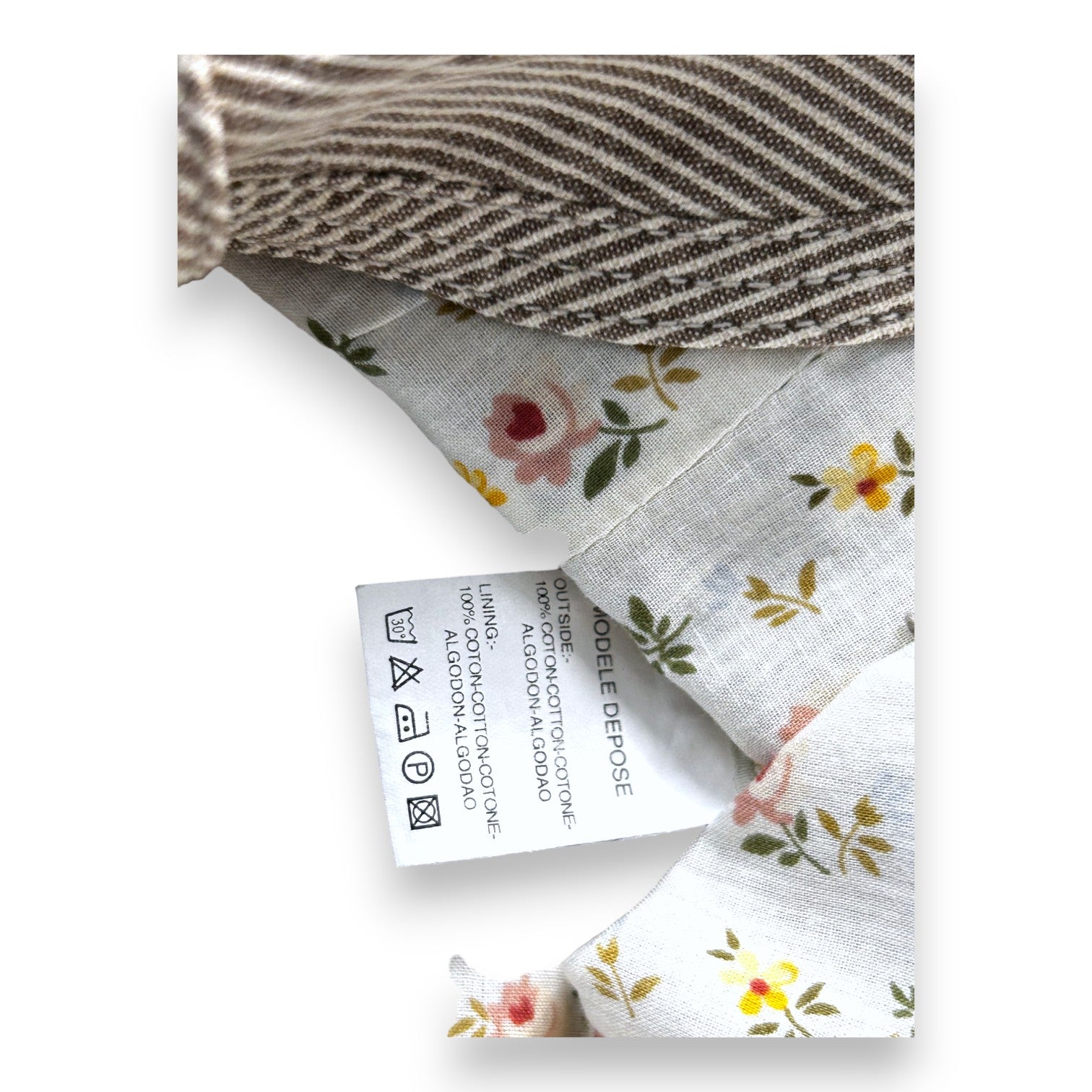 BONPOINT - Beige gestreifter Blazer - 6 Jahre