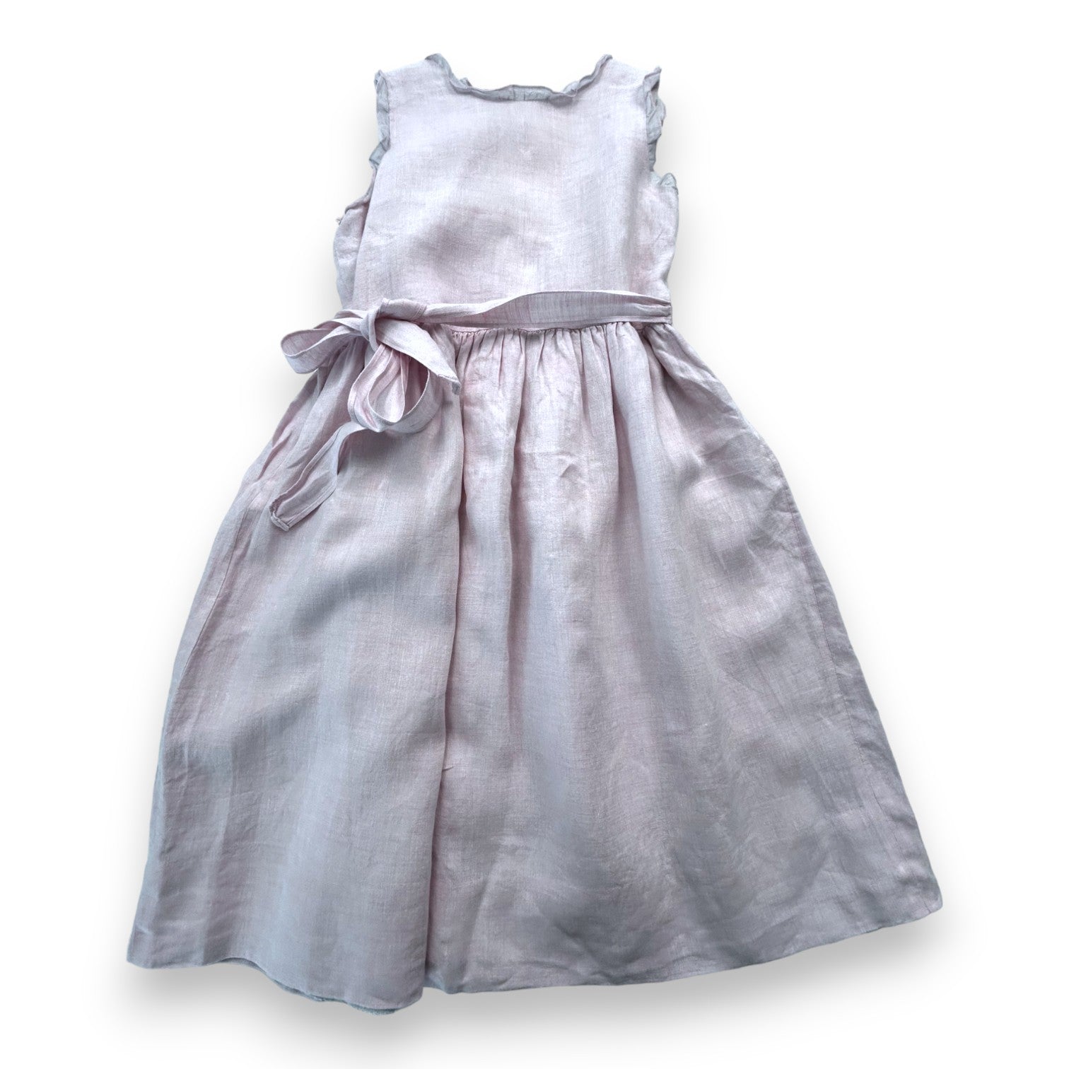 BONPOINT - Robe rose en lin - 10 ans