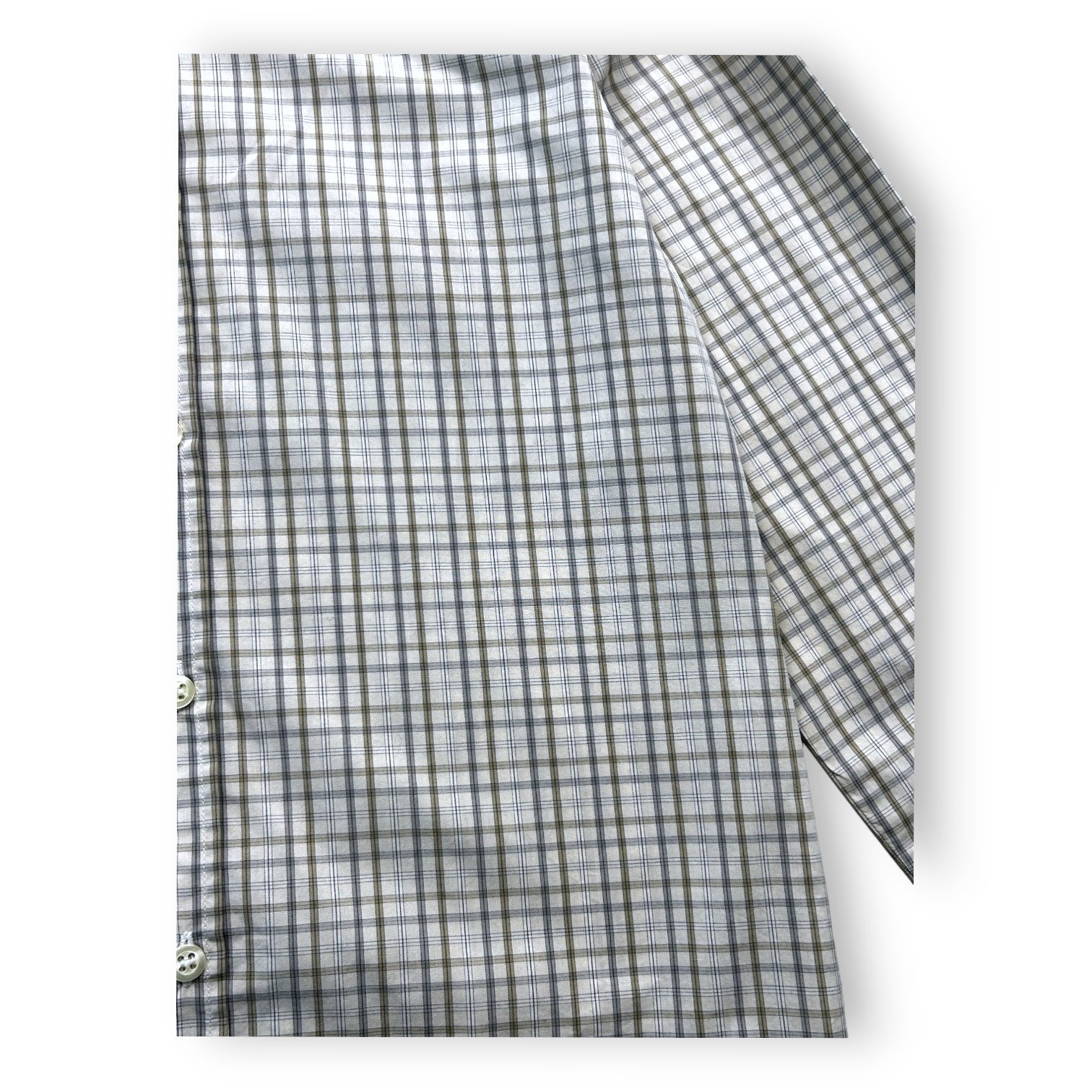 BONPOINT - Beige checked shirt - 8 years