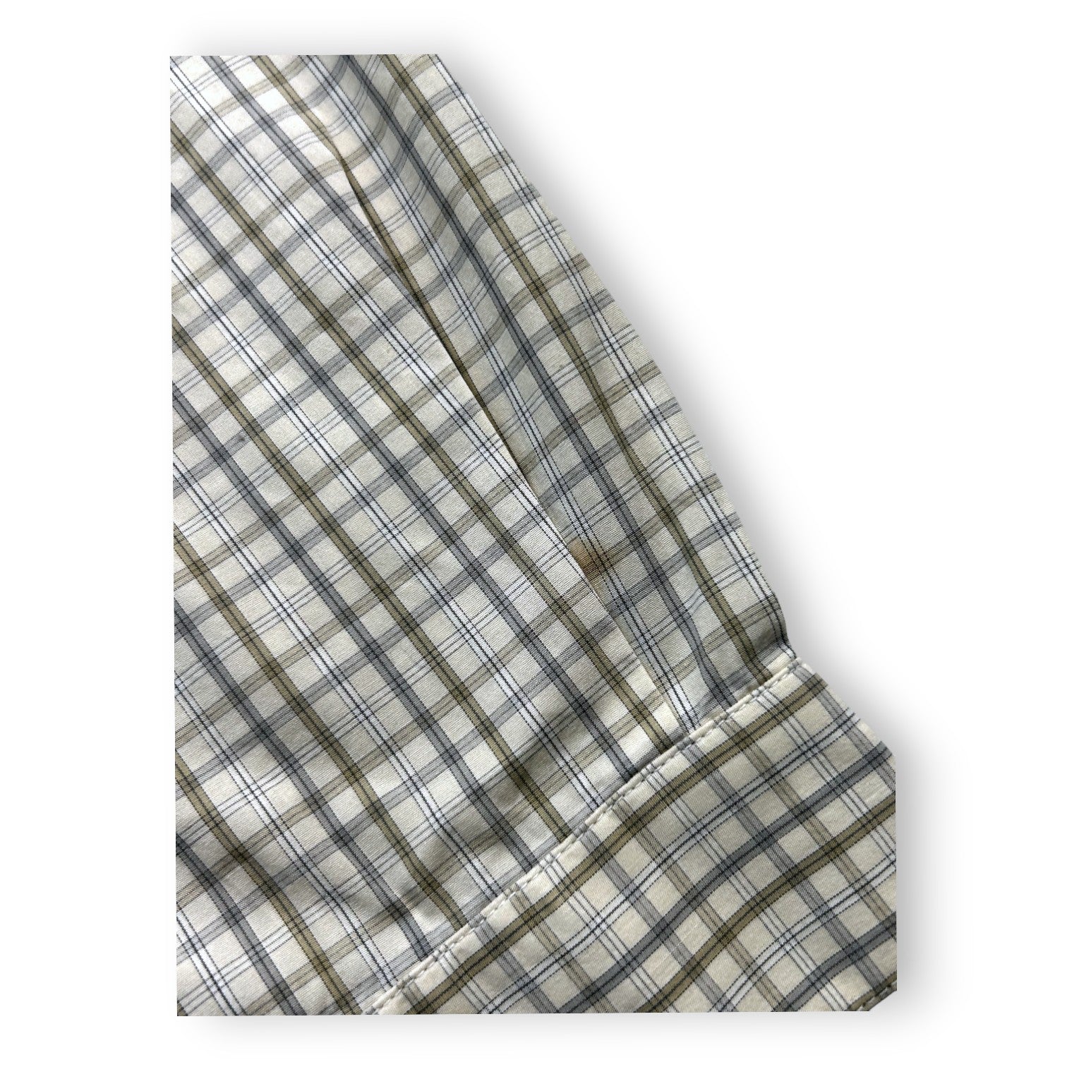 BONPOINT - Beige checked shirt - 8 years