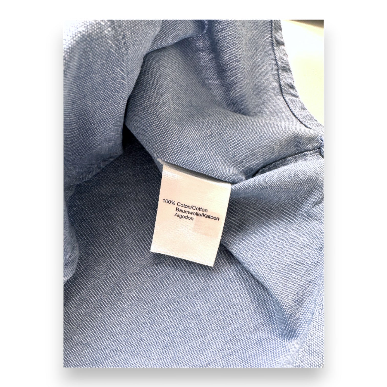 CYRILLUS - Blue long-sleeved shirt - 8 years