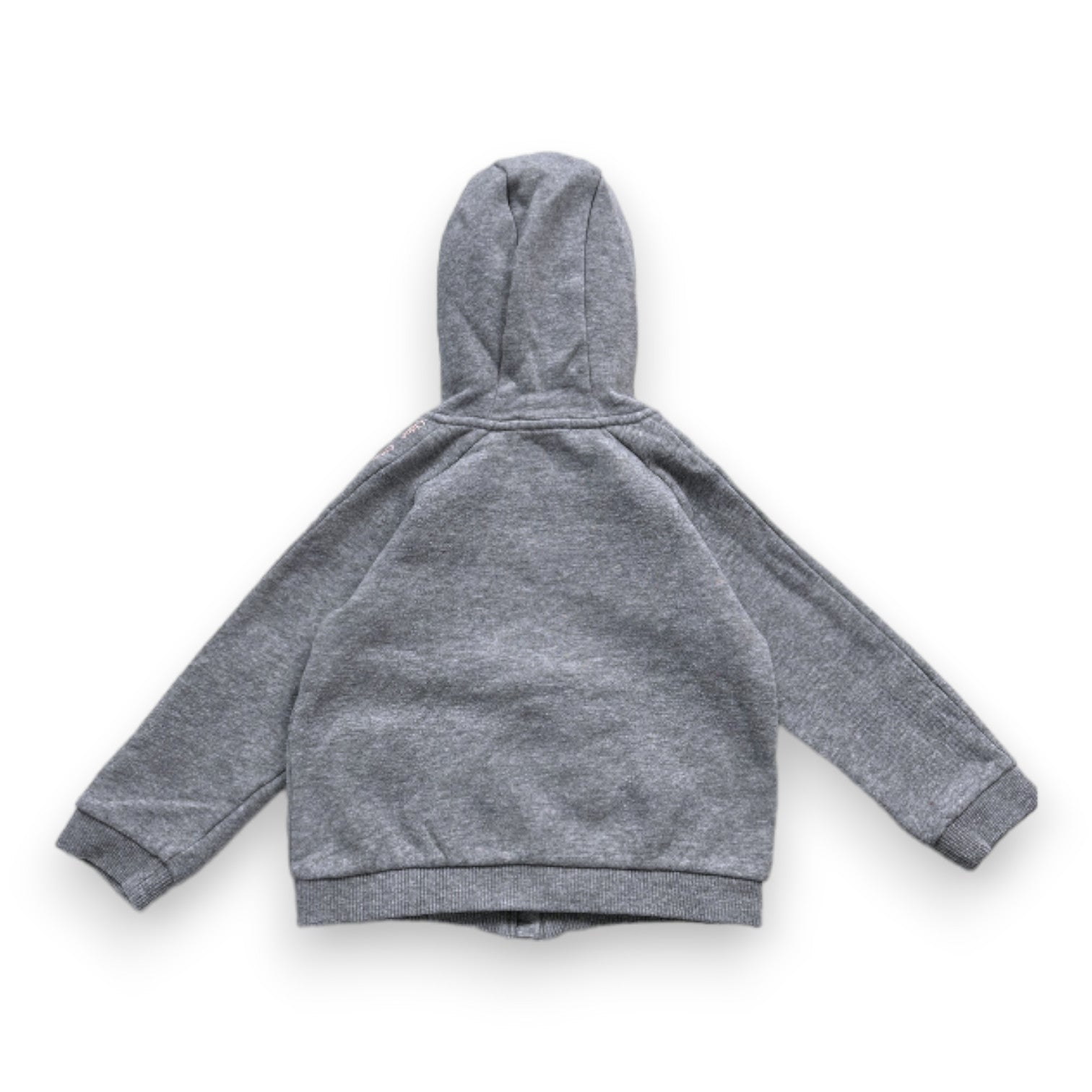 CHLOE - Graues Kapuzensweatshirt mit Reißverschluss - 2 Jahre