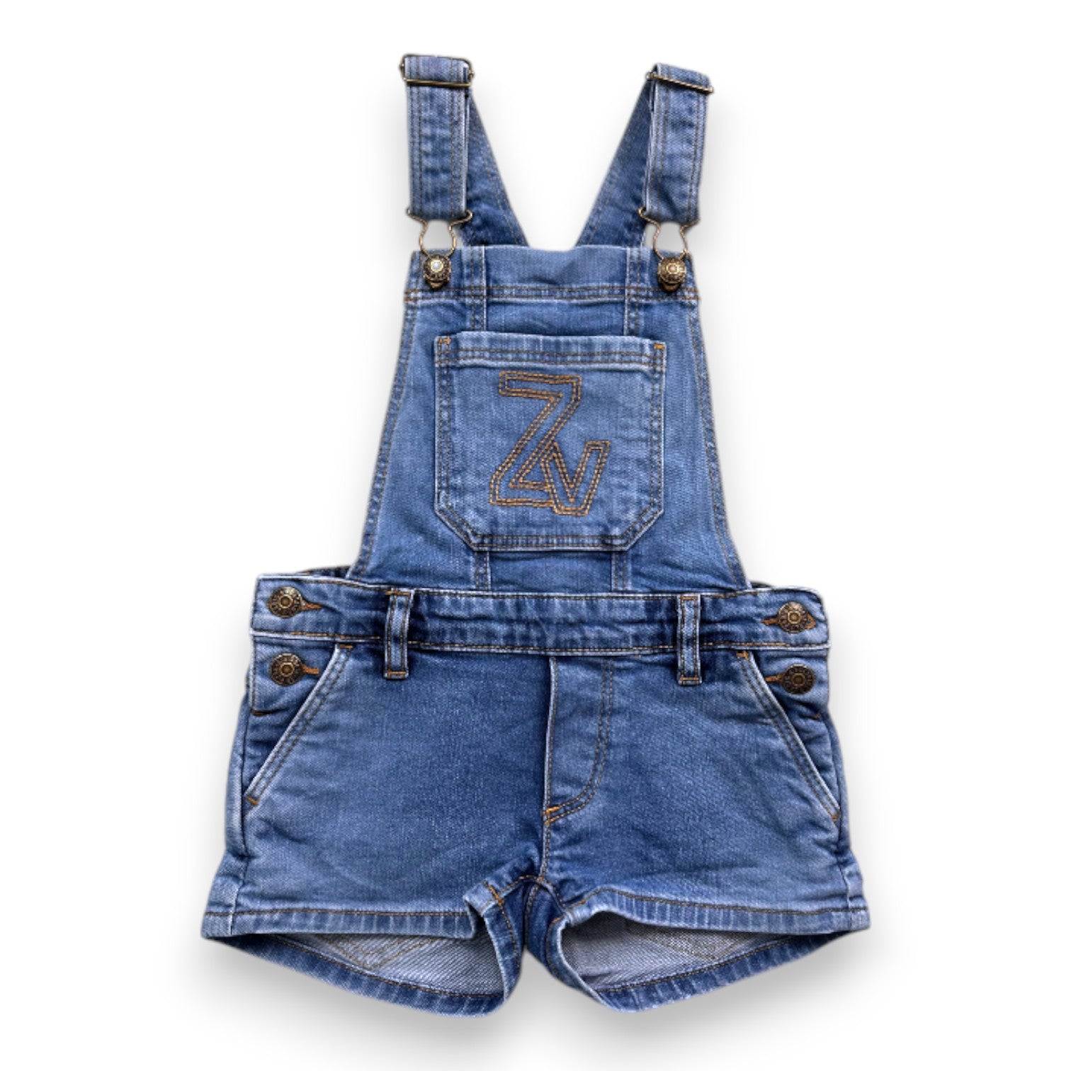 ZADIG & VOLTAIRE - Blue denim playsuit - 6 years