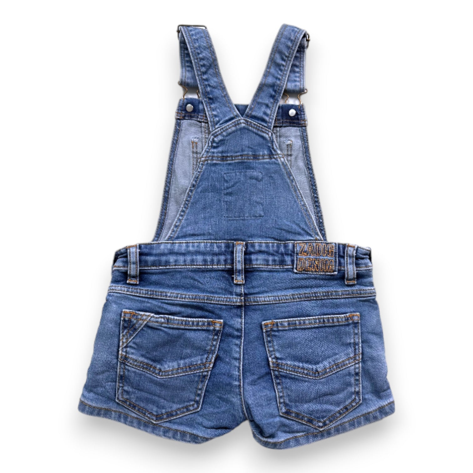 ZADIG & VOLTAIRE - Combishort en jean bleu - 6 ans