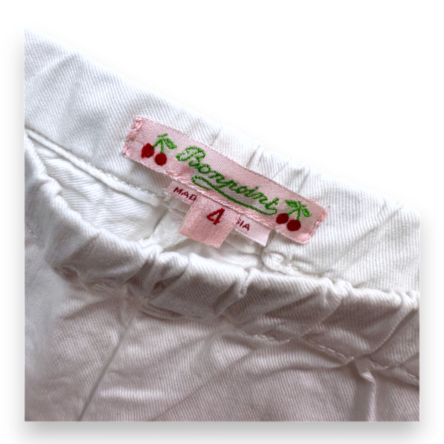 Bonpoint - Weiße Jeansshorts - 4 Jahre