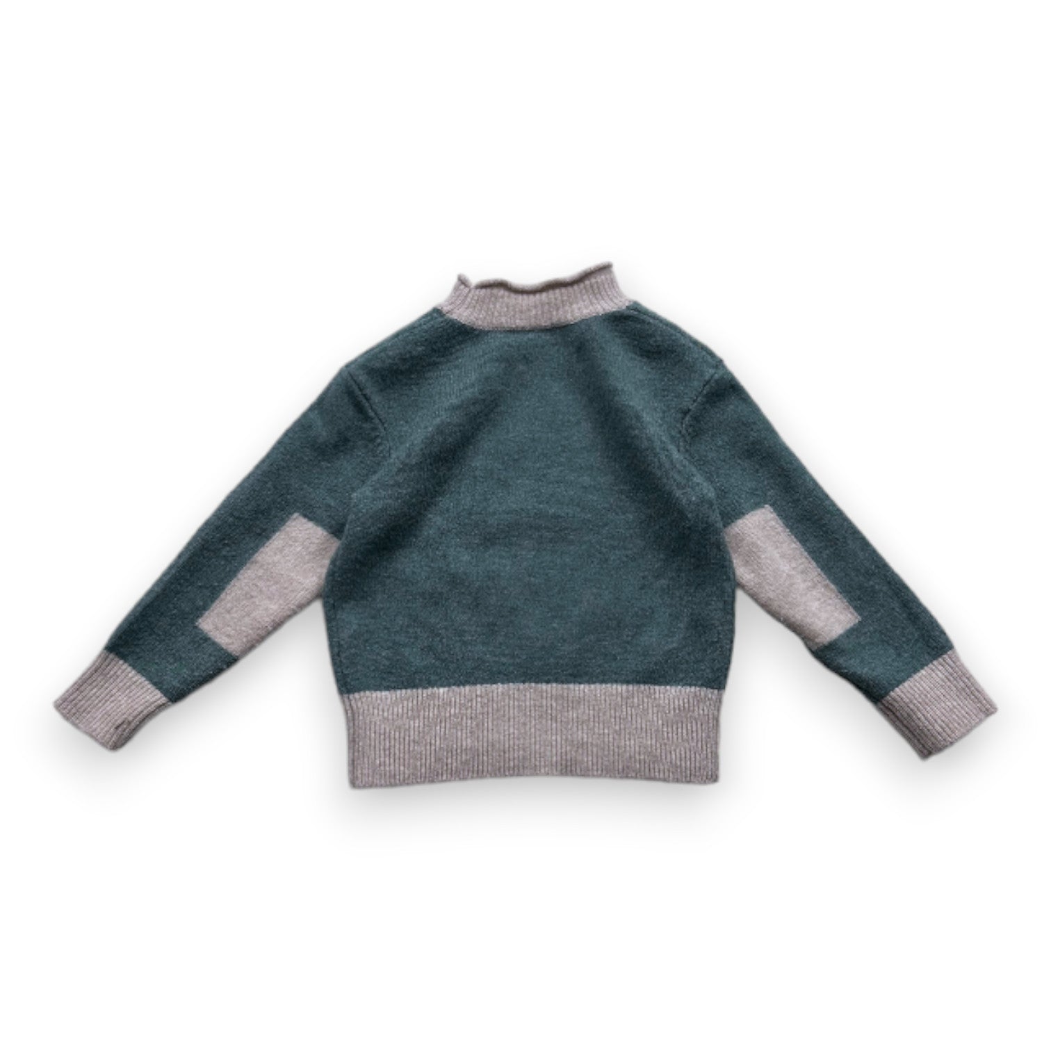 CYRILLUS - Blue and gray long-sleeved sweater - 3 years