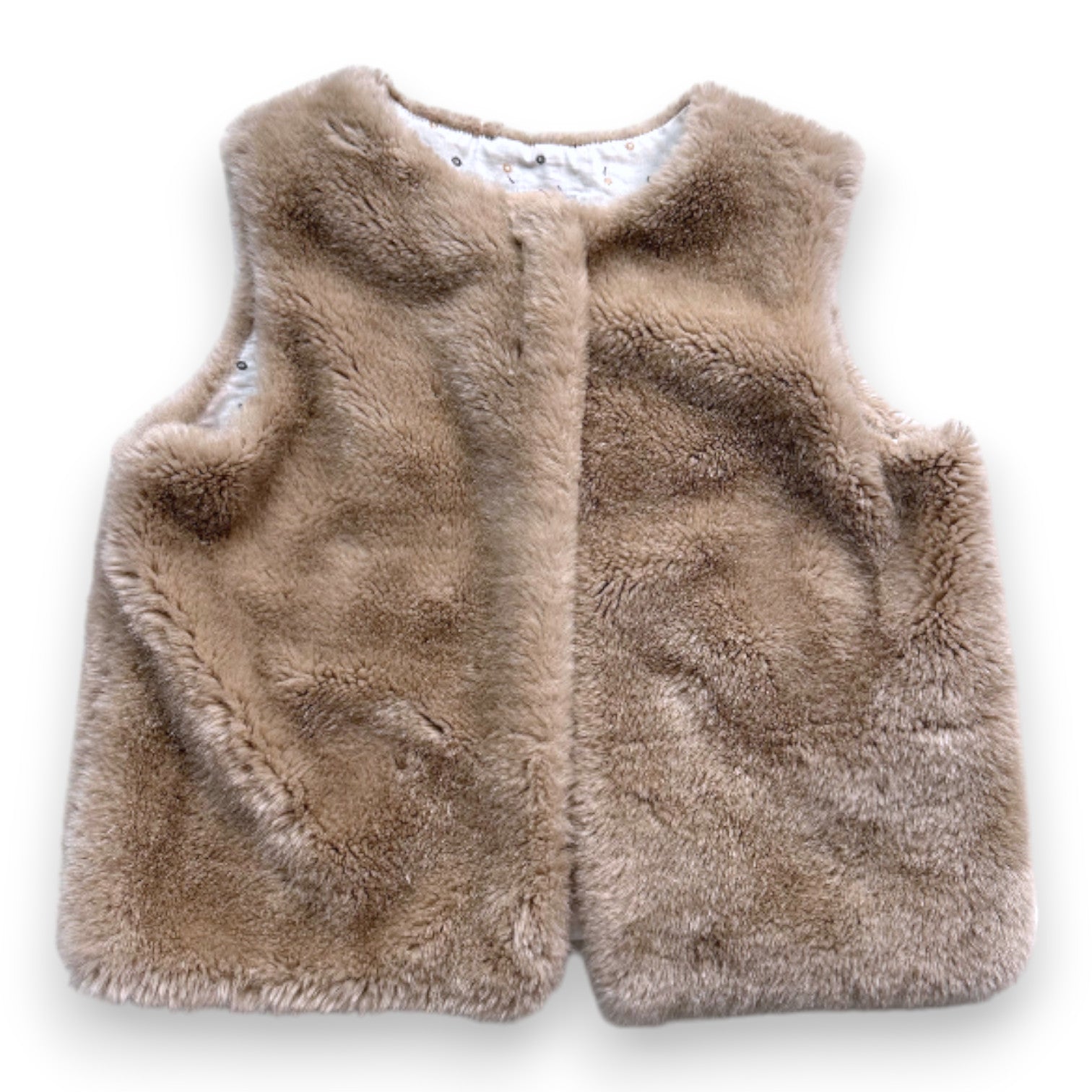 JACADI - Gilet en fausse fourrure sans manches - 4 ans