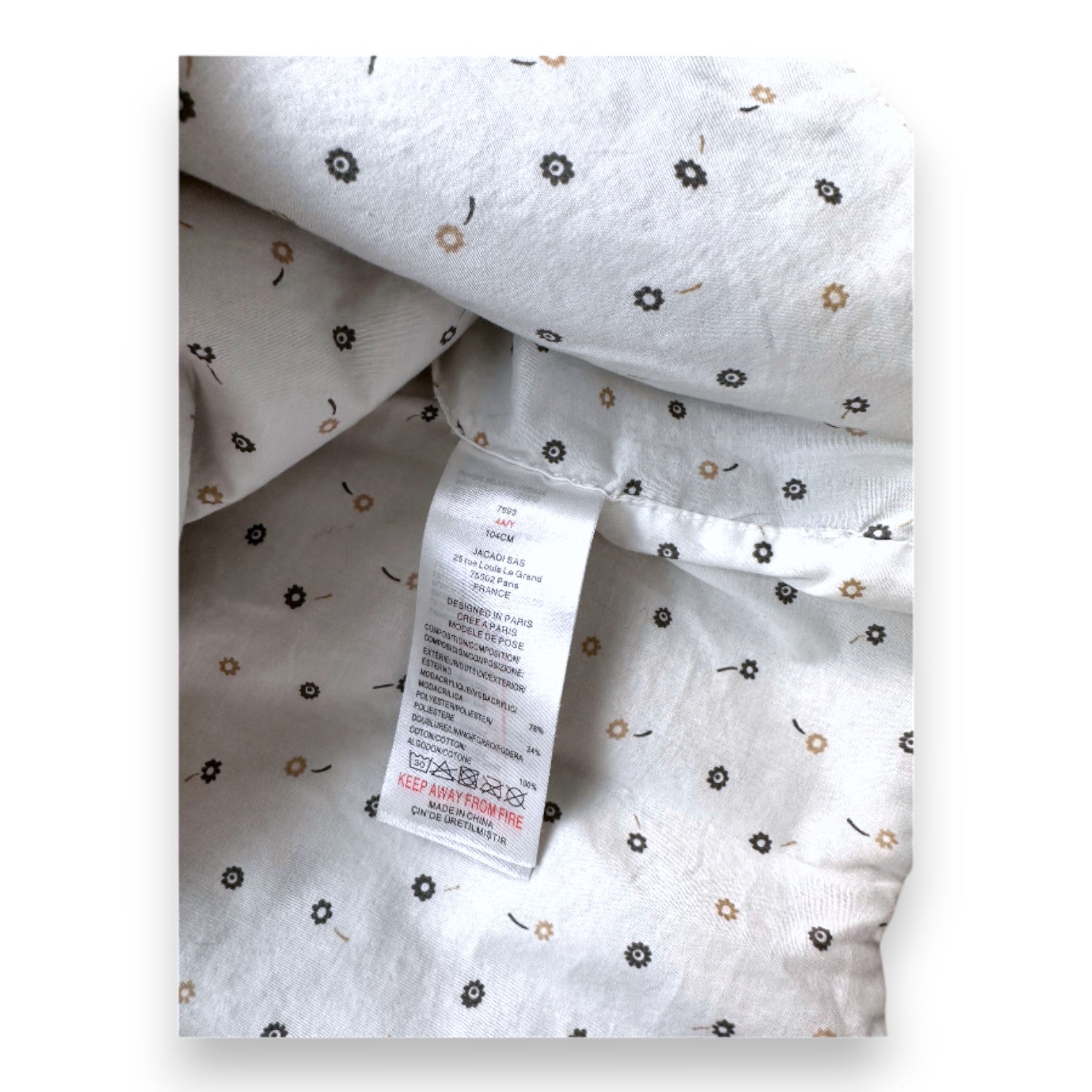 JACADI - Gilet en fausse fourrure sans manches - 4 ans