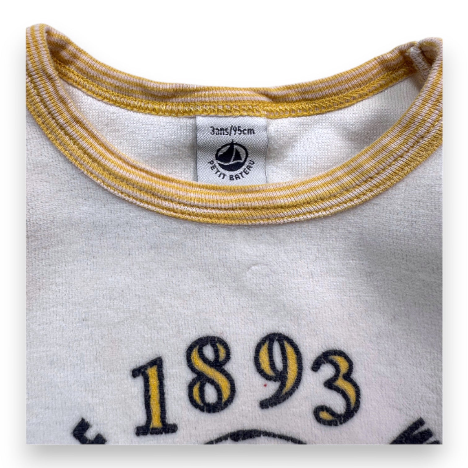 PETIT BATEAU - Pyjama 2 pièces avec pantalon et t-shirt à manches longues - 3 ans