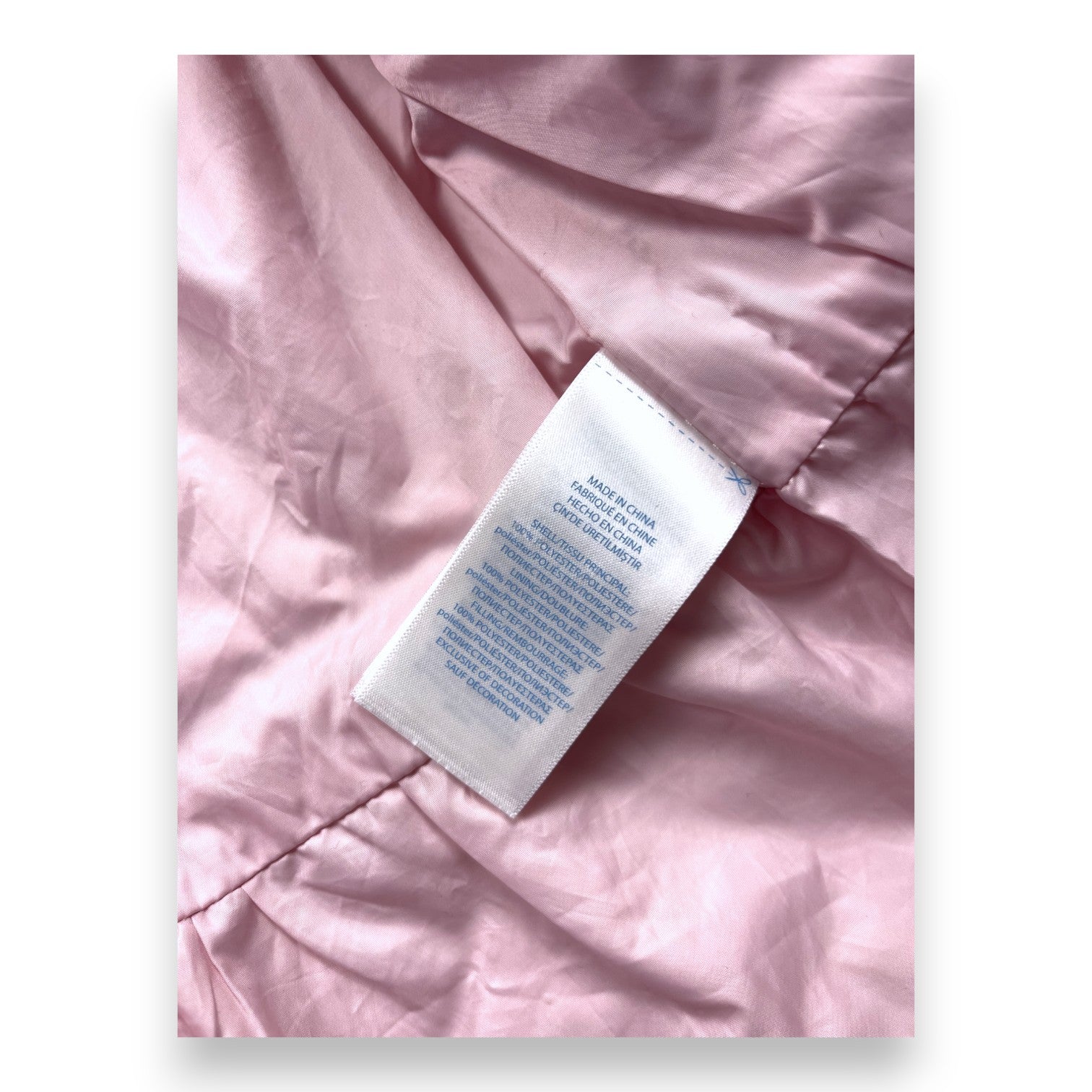 RALPH LAUREN - Pink quilted coat - 12 months