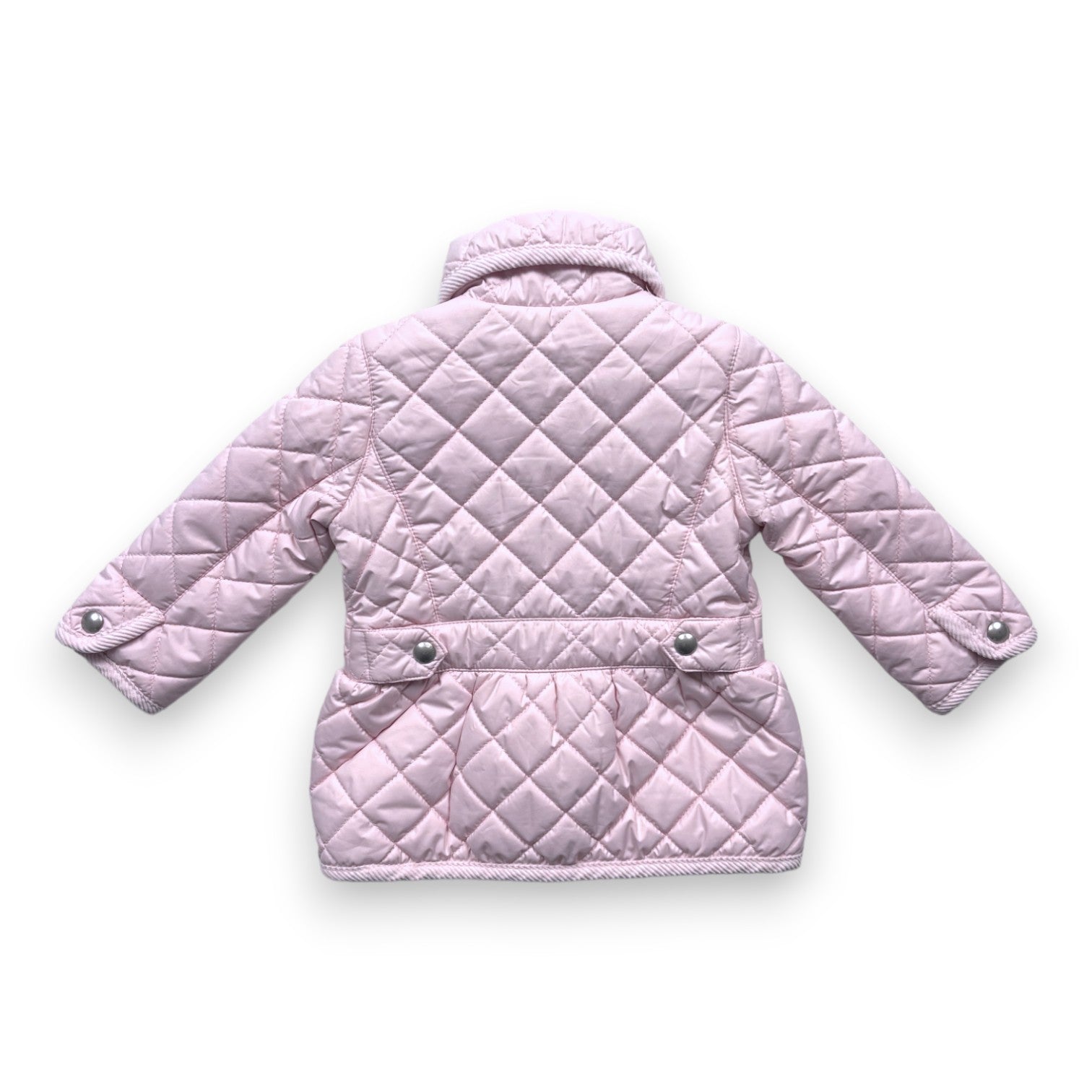 RALPH LAUREN - Pink quilted coat - 12 months