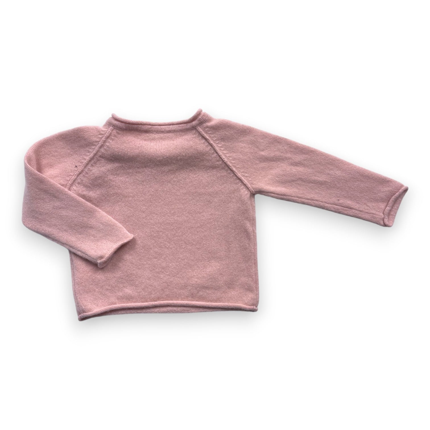 FRENCHY YUMMY - Pink love cashmere sweater - 6 months