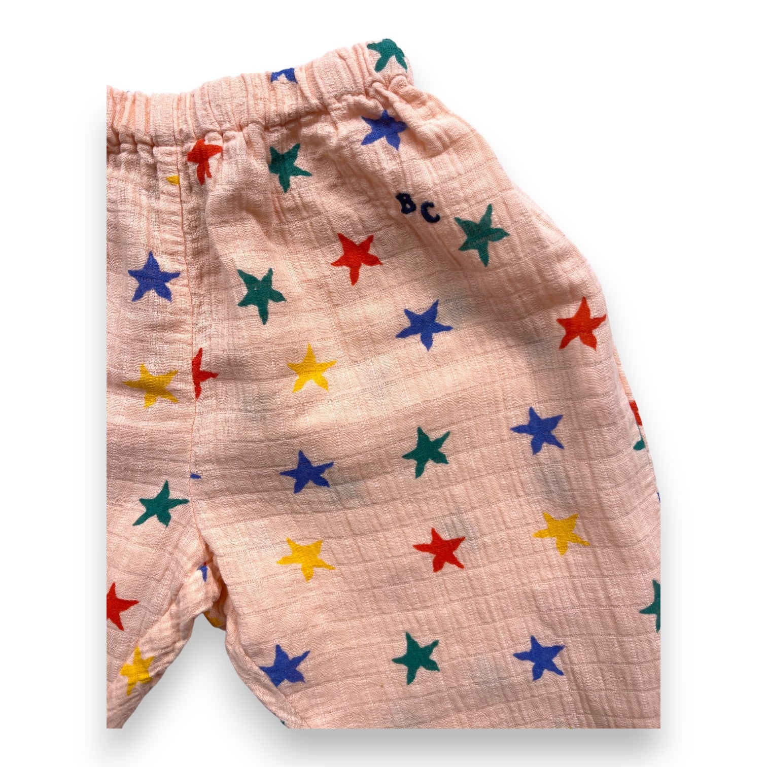 BOBO CHOSES - Pink harem pants with colorful stars - 6 months