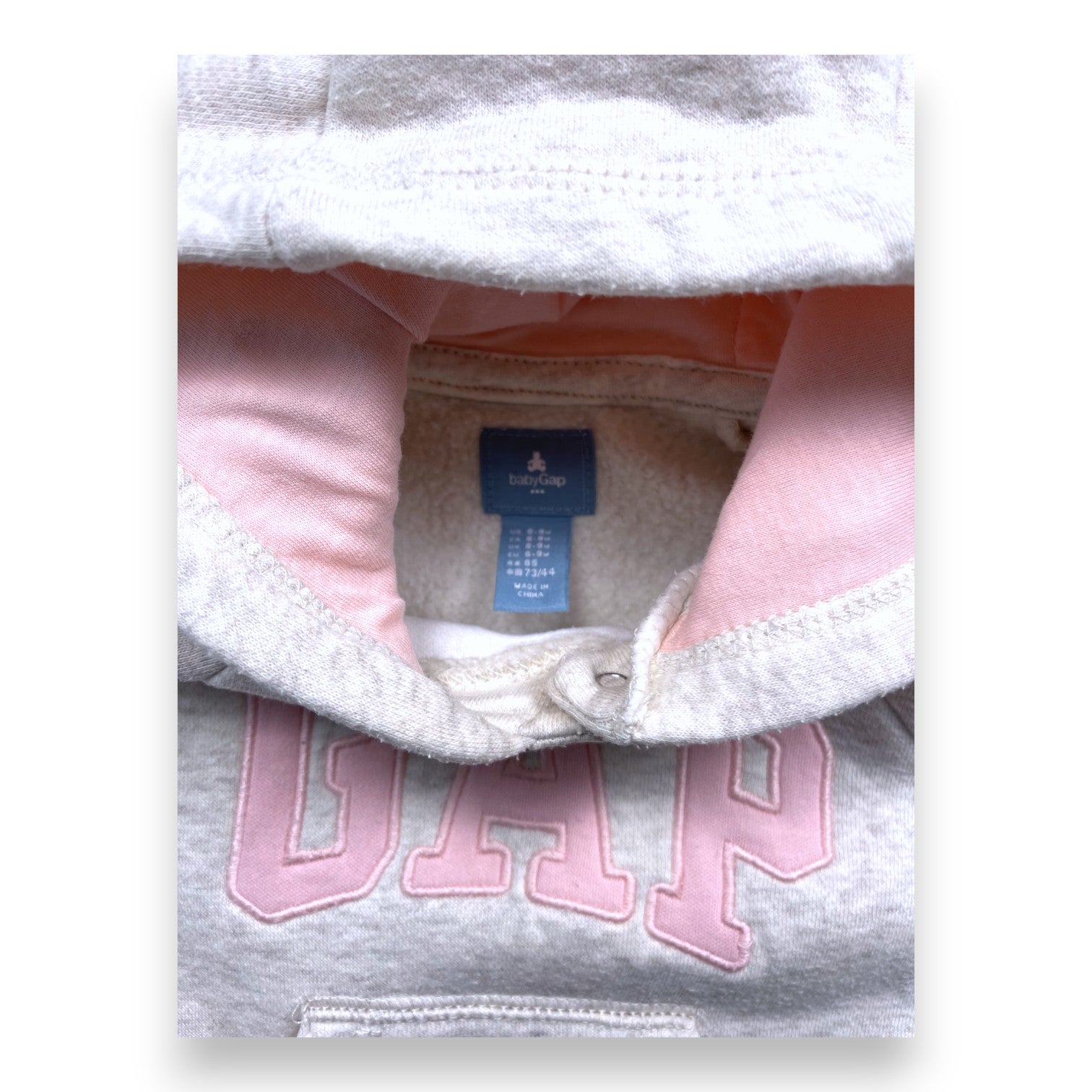 GAP - Combinaison grise - 6/9 mois