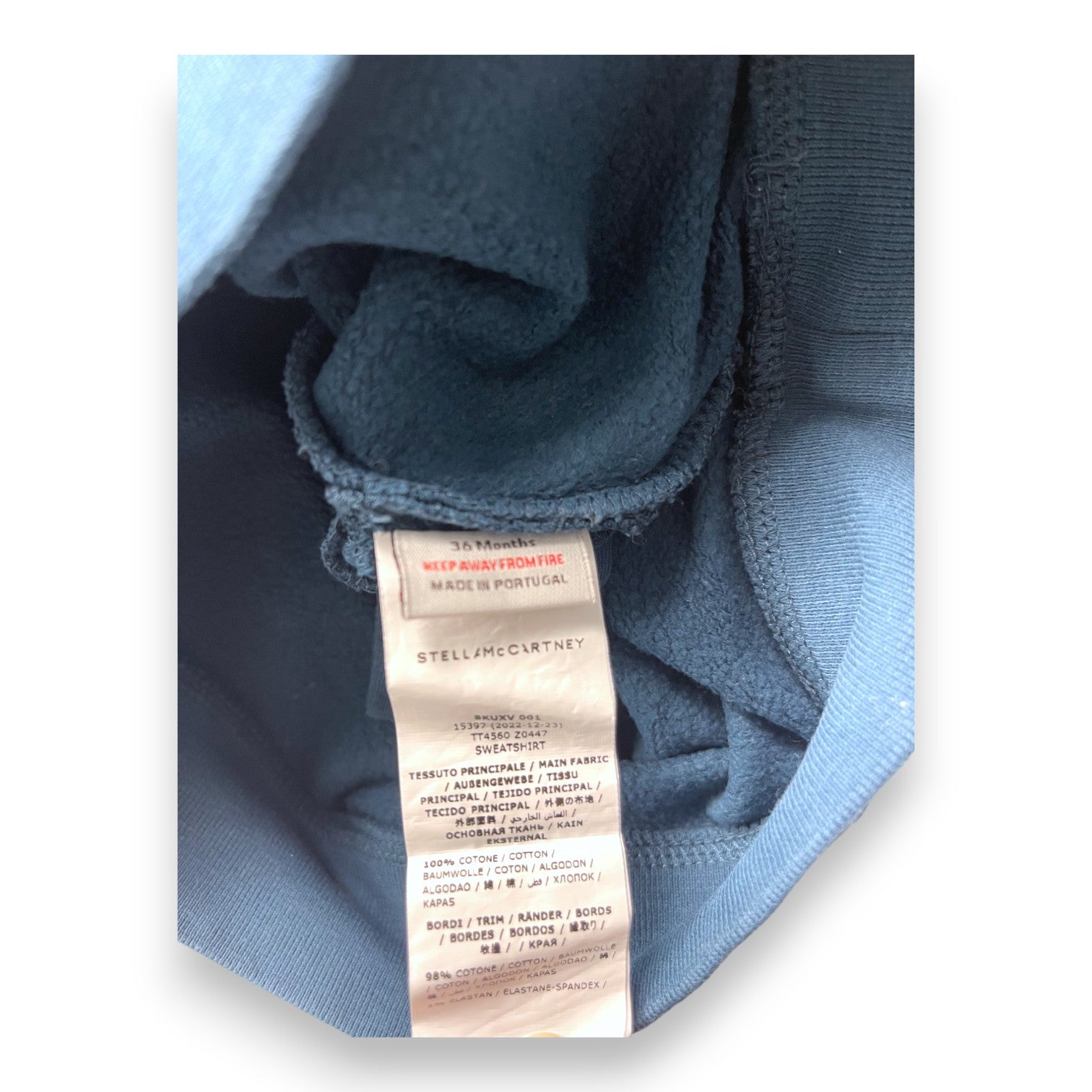 STELLA MCCARTNEY - Blue patterned sweater - 3 years