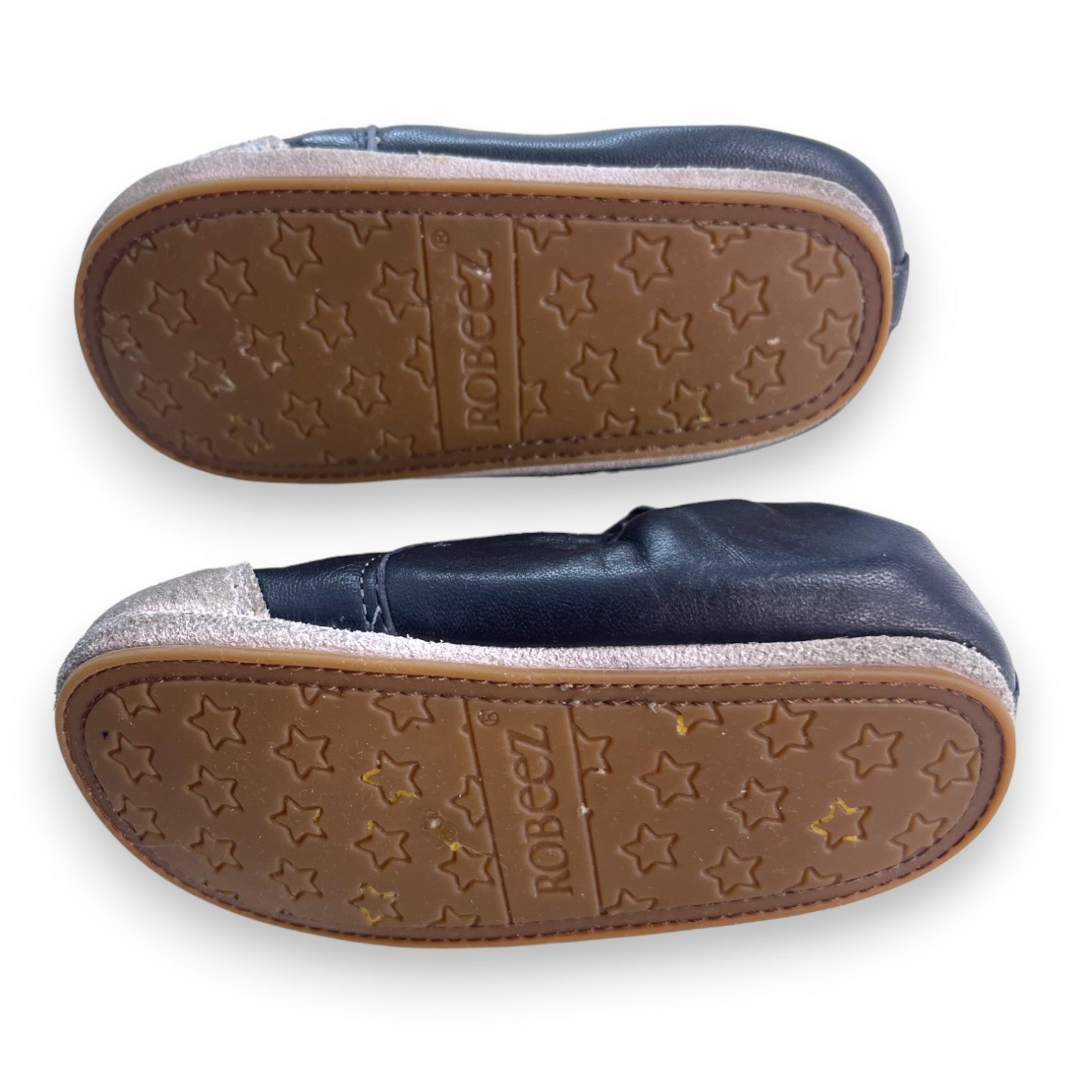 ROBEEZ - Marineblaue Lederpantoffeln mit Hundemuster - 20