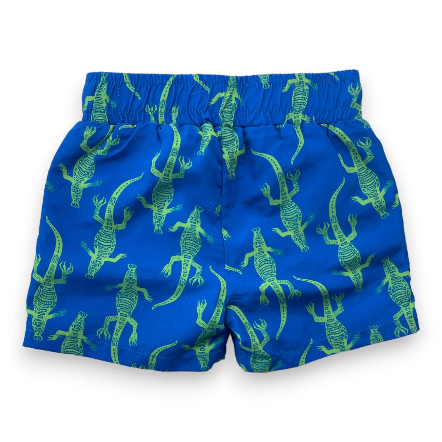 PAUL SMITH - Blue crocodile print swim shorts - 2 years