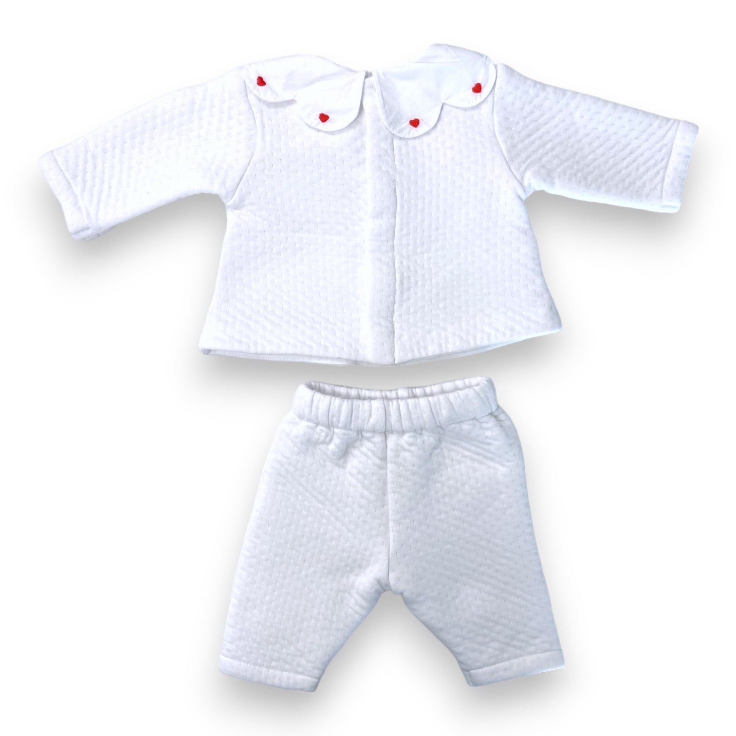 JACADI - Weißes Steppset - 1 Monat