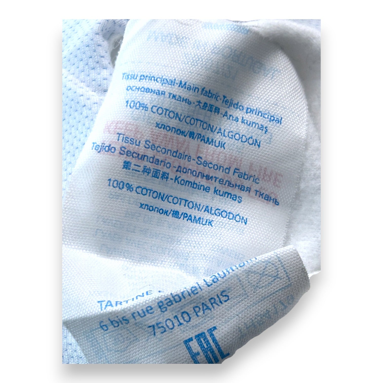 TARTINE ET CHOCOLAT - White pajamas with Peter Pan collar - 3 months