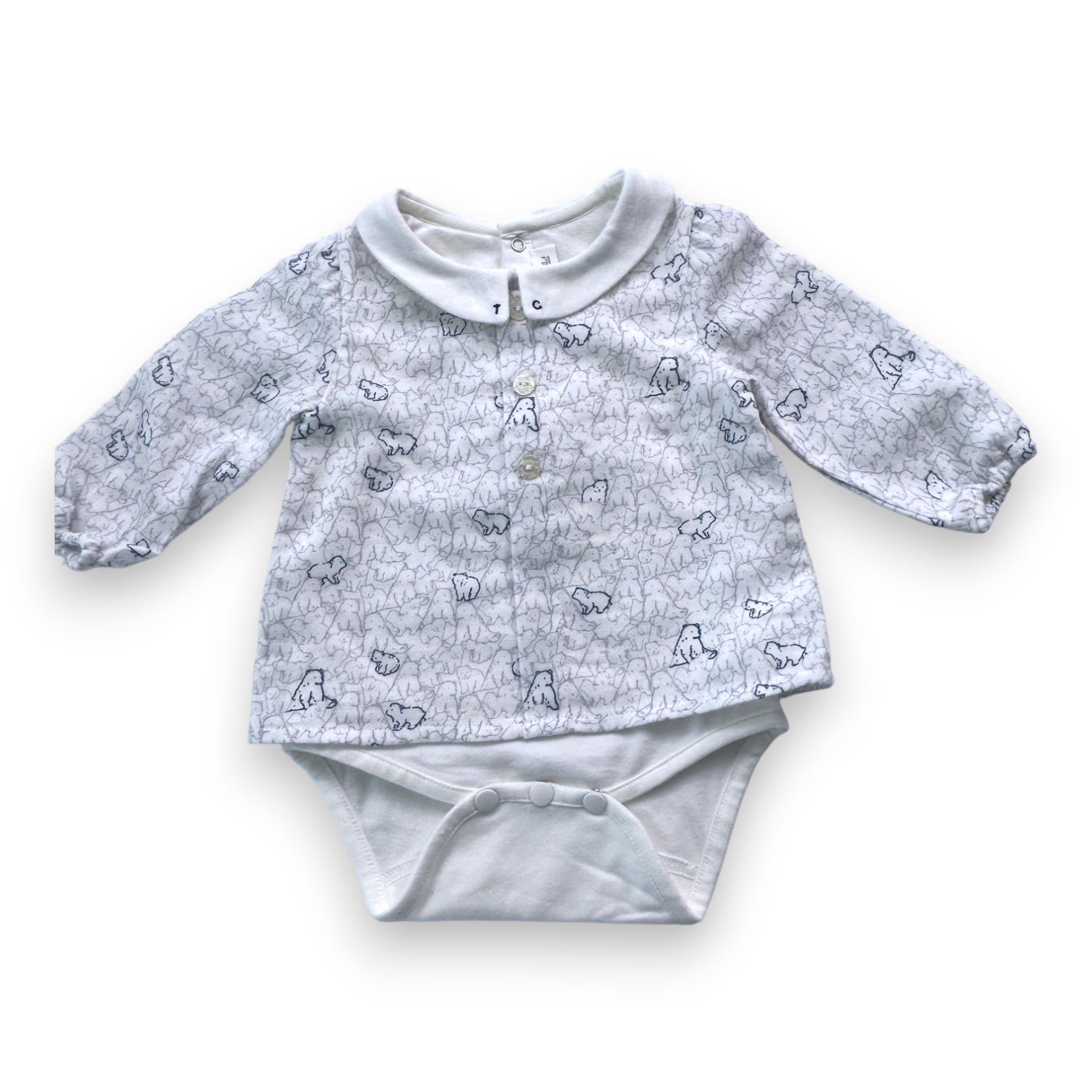 TARTINE ET CHOCOLAT - Bear print set - 3 months