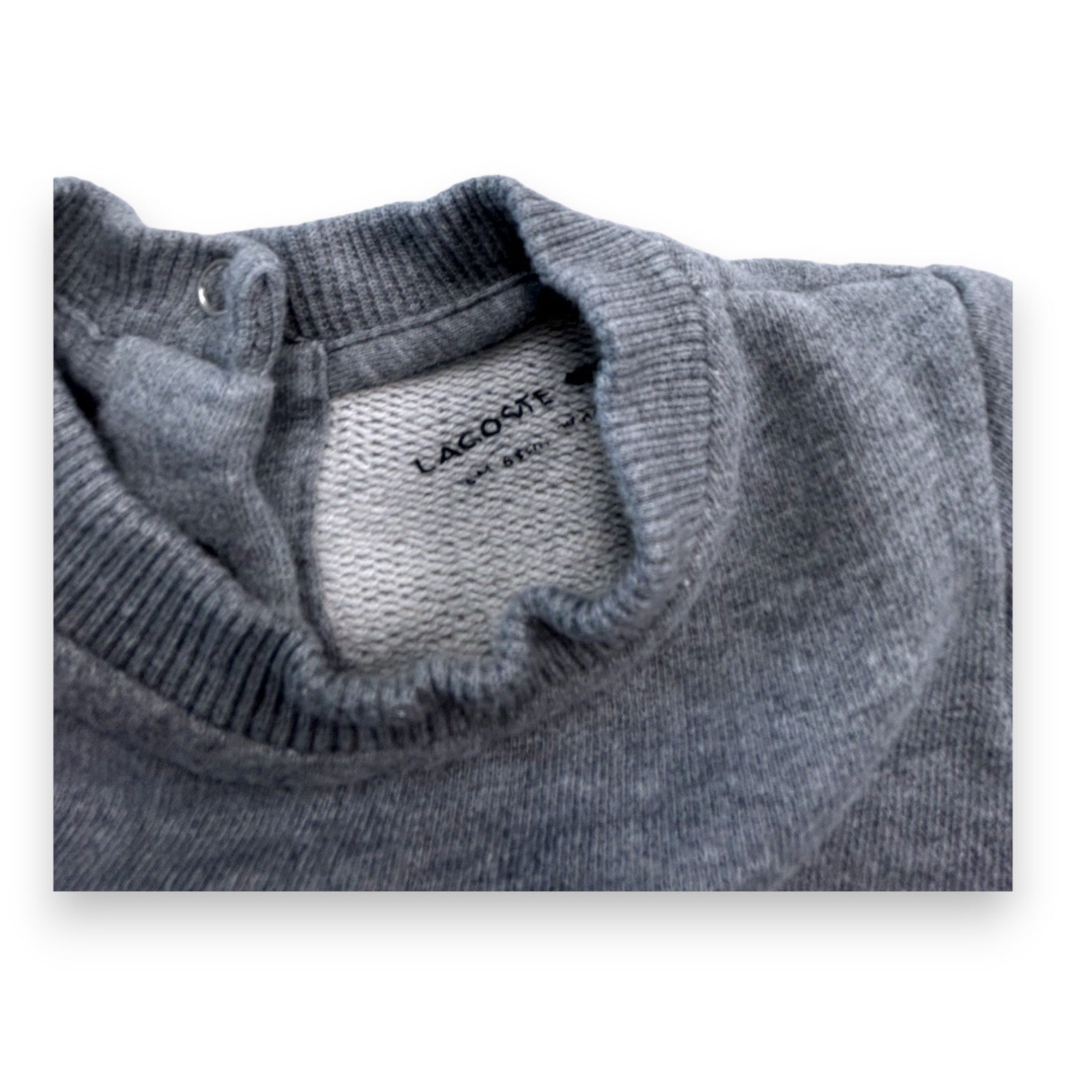 LACOSTE - Pull gris - 6 mois