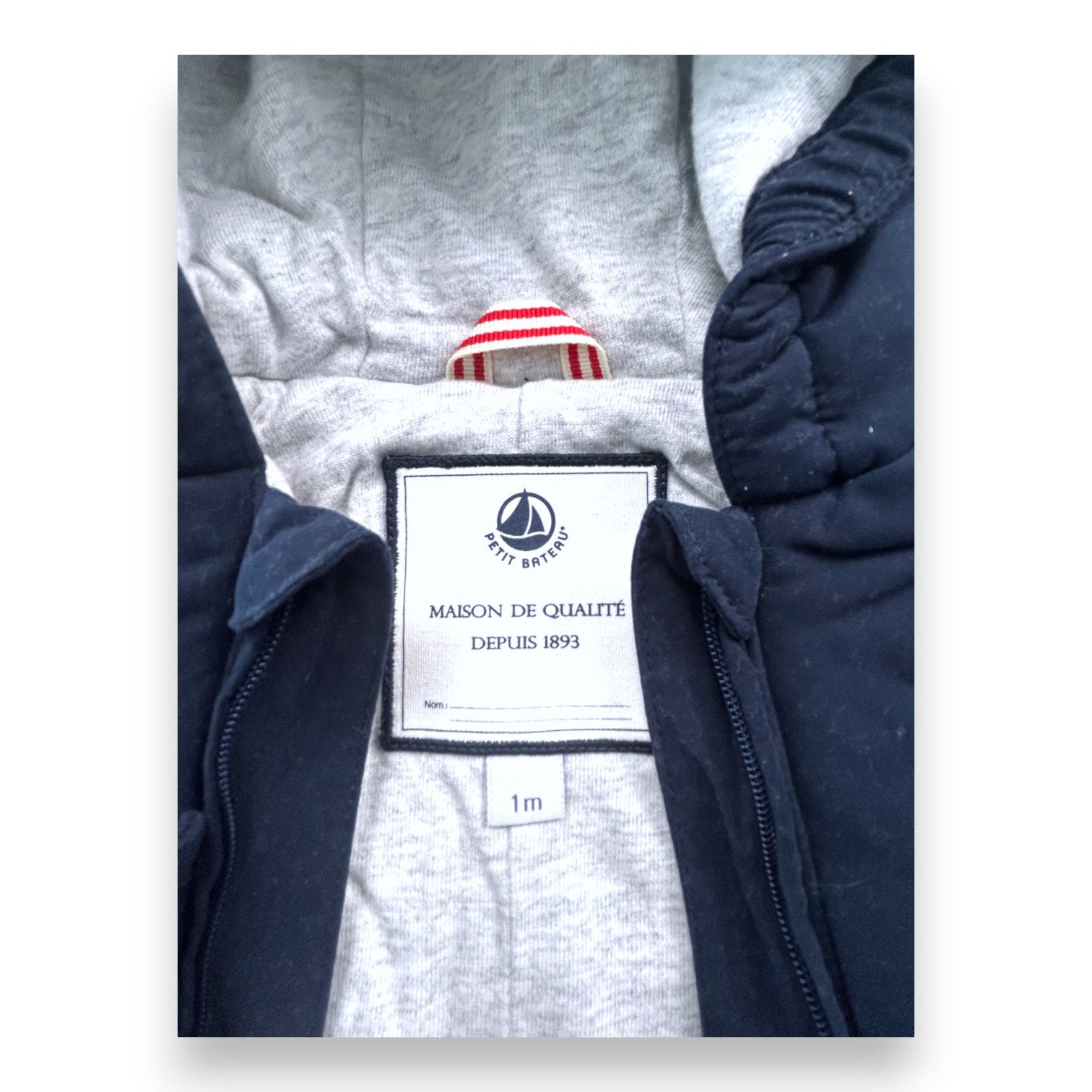 PETIT BATEAU - Combipilote bleue - 1 mois