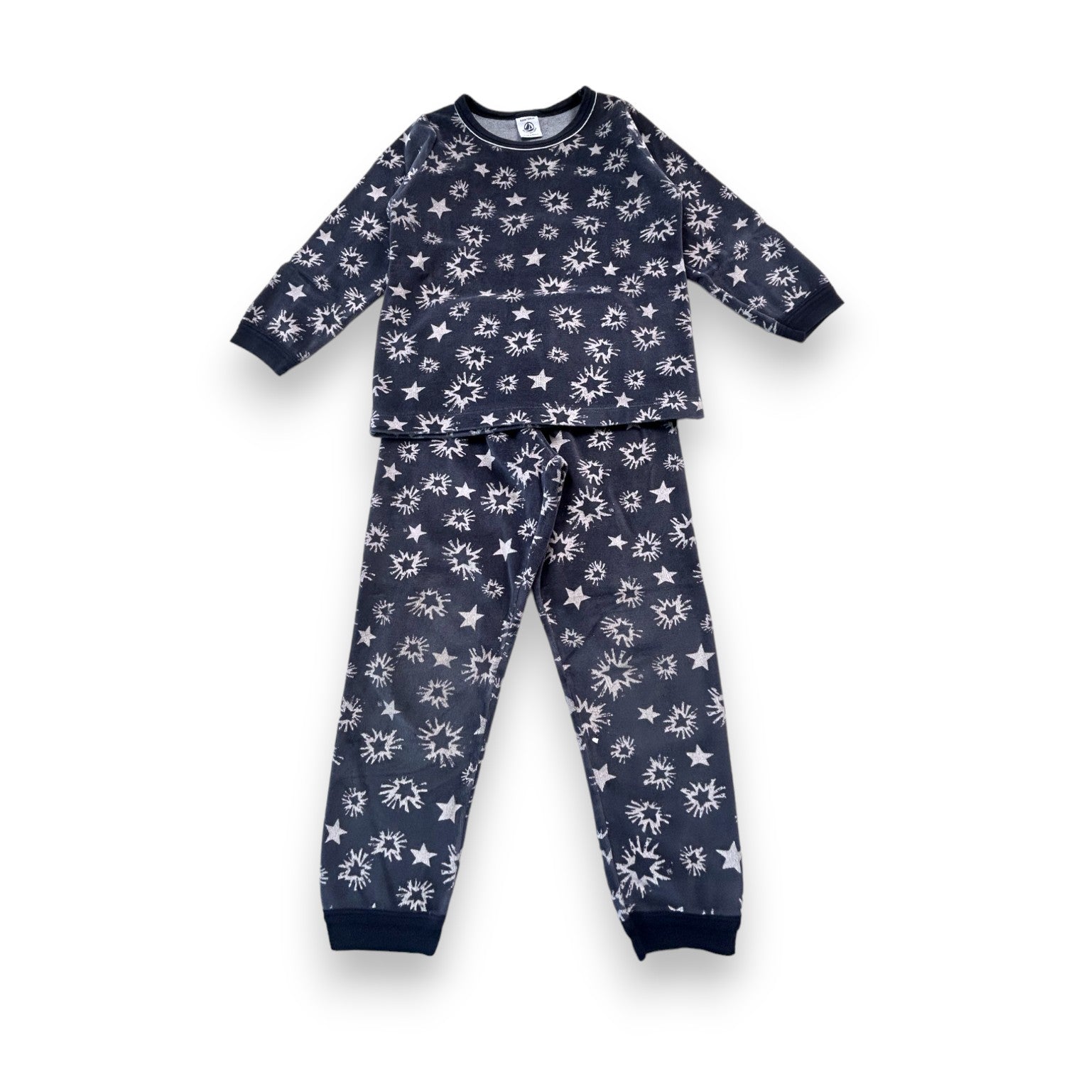 PETIT BATEAU - Pyjama bleu - 4ans