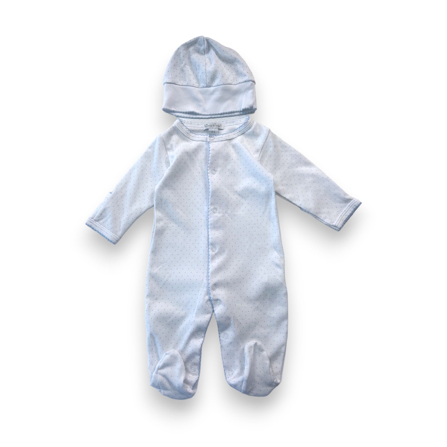 KISSY KISSY - Pyjama blanc à petit pois - 0/3 mois