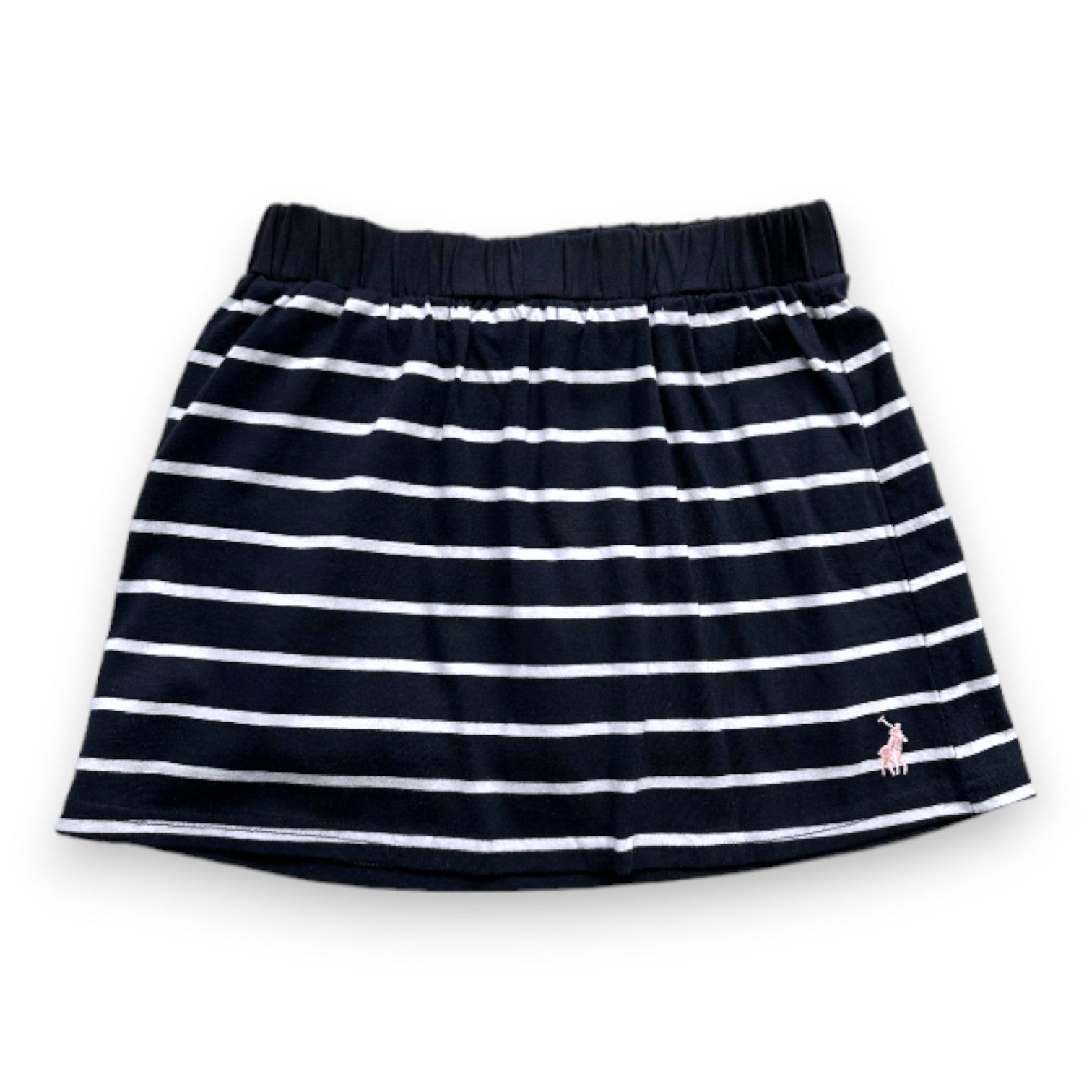 POLO - Navy blue and white striped skirt - 5 years