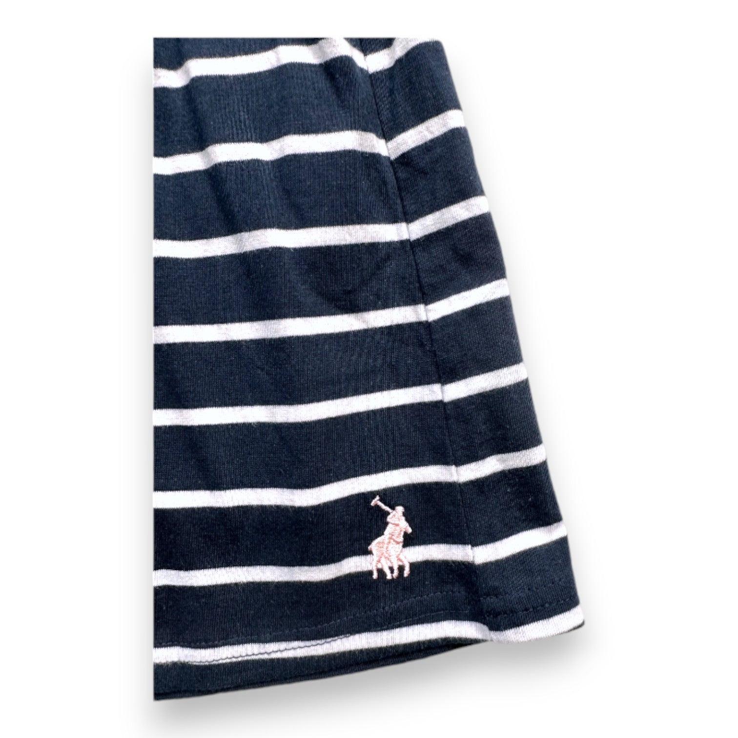 POLO - Navy blue and white striped skirt - 5 years