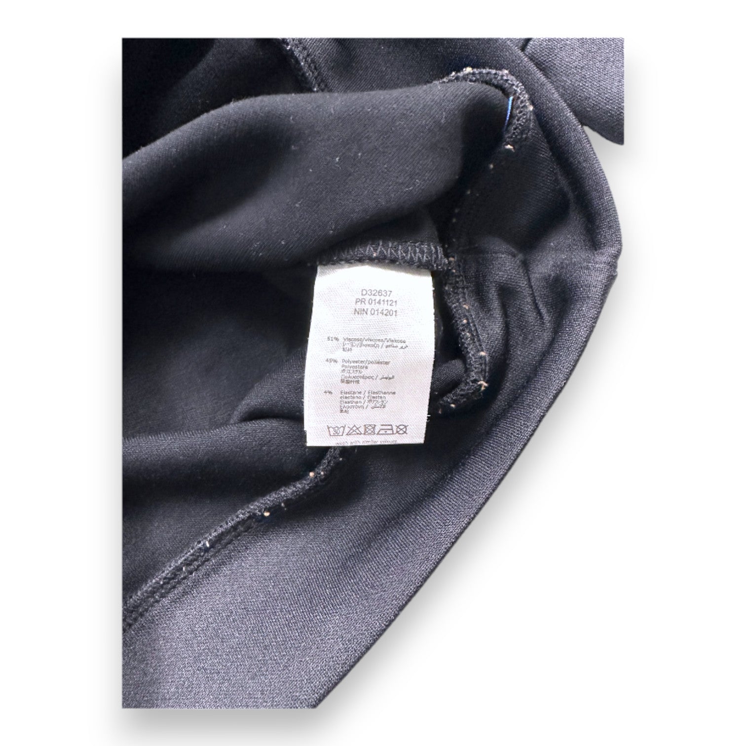 DKNY - Black long-sleeved sweatshirt - 6 years