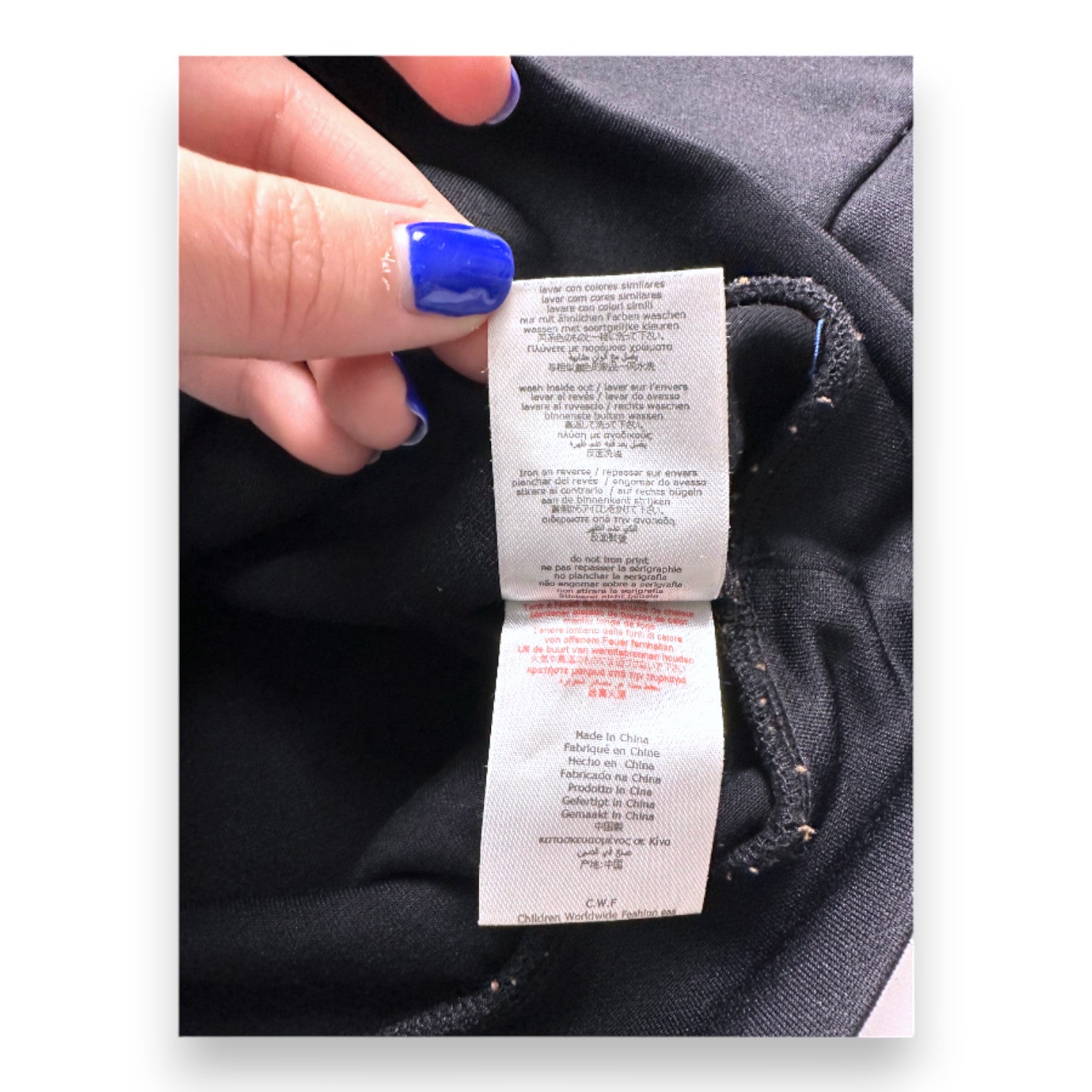 DKNY - Black long-sleeved sweatshirt - 6 years