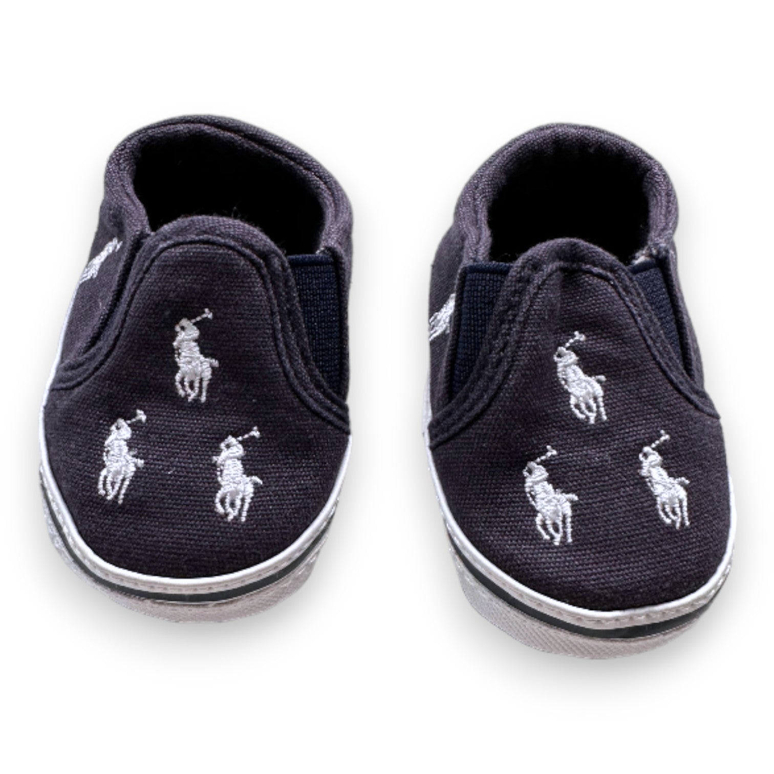 RALPH LAUREN - Blue slippers with embroidery - 16