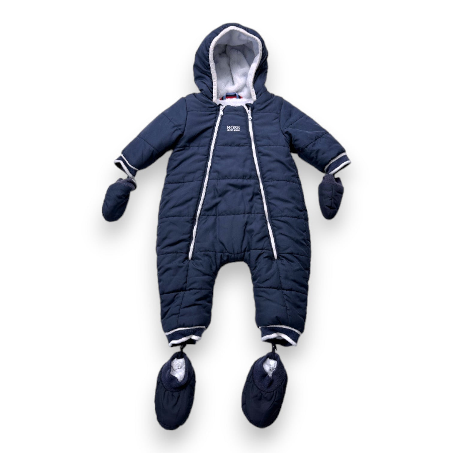 HUGO BOSS - Combinaison pilote bleu marine - 9 mois