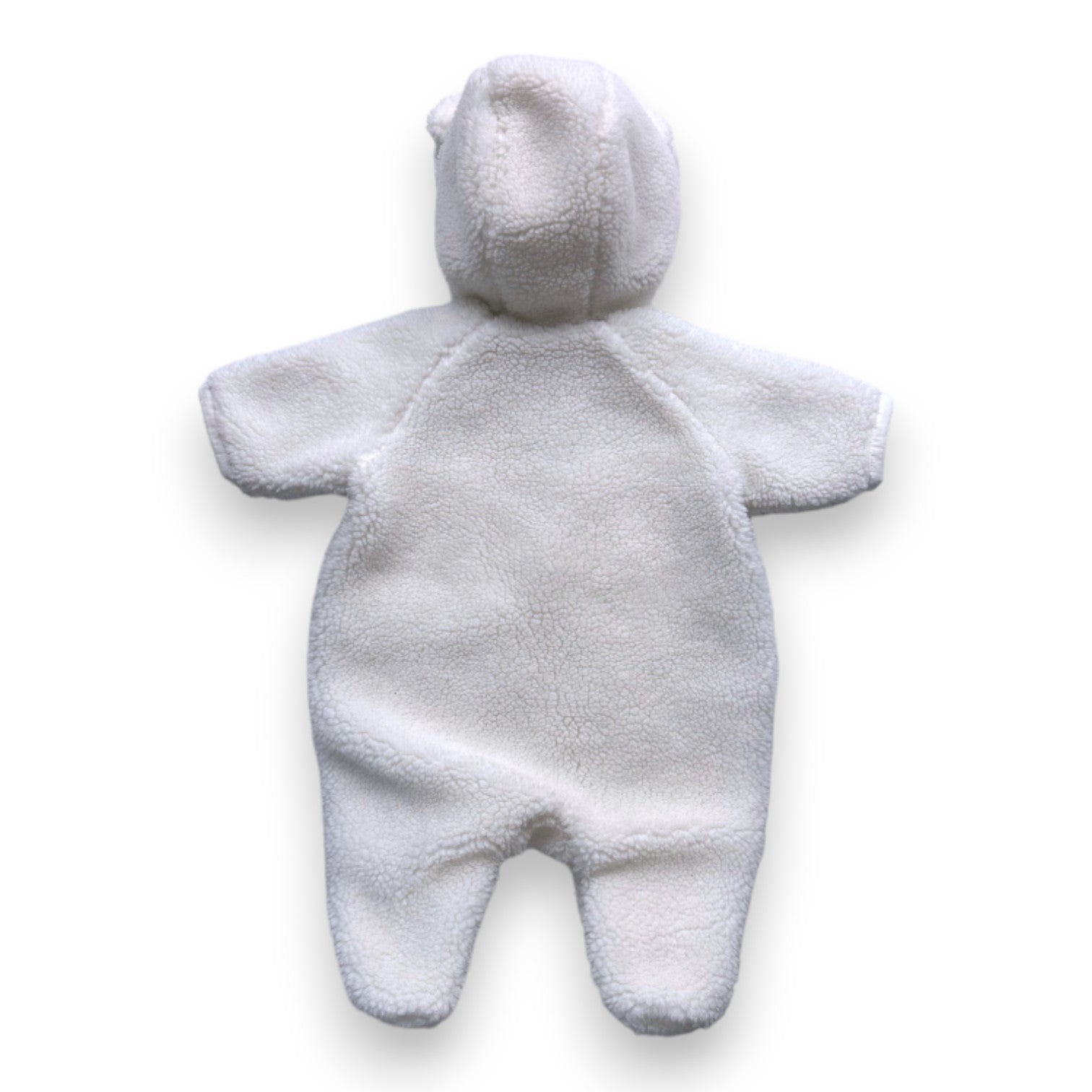 RALPH LAUREN - White fur jumpsuit - 1 month