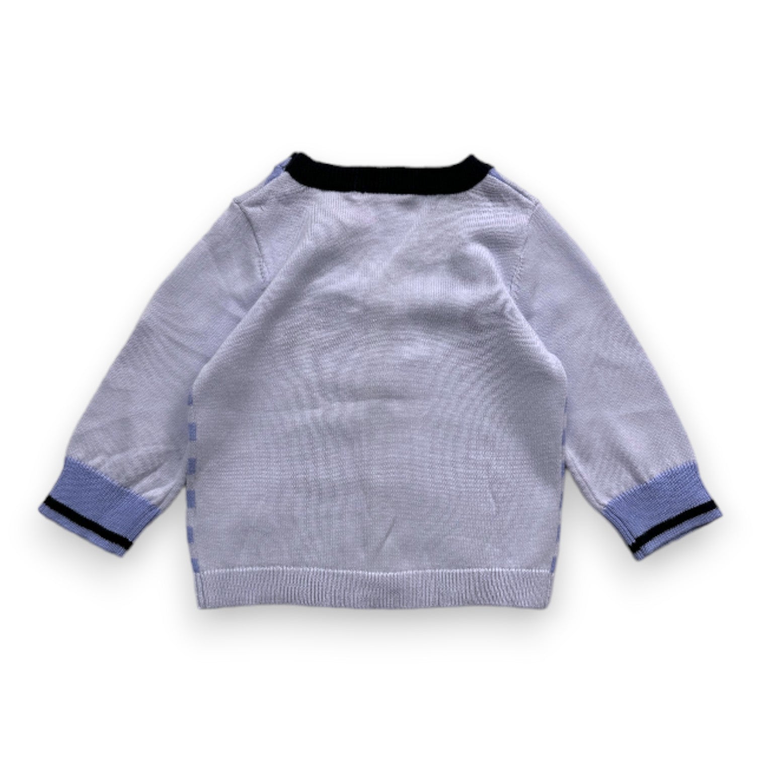 HUGO BOSS - blue striped cardigan - 6 months