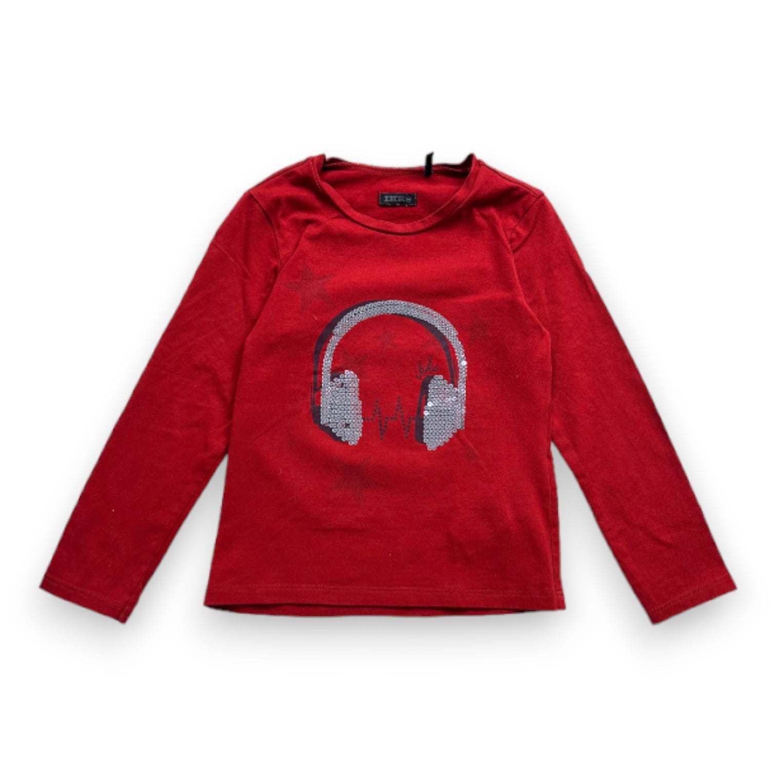 IKKS - Red printed long-sleeved T-shirt - 4 years