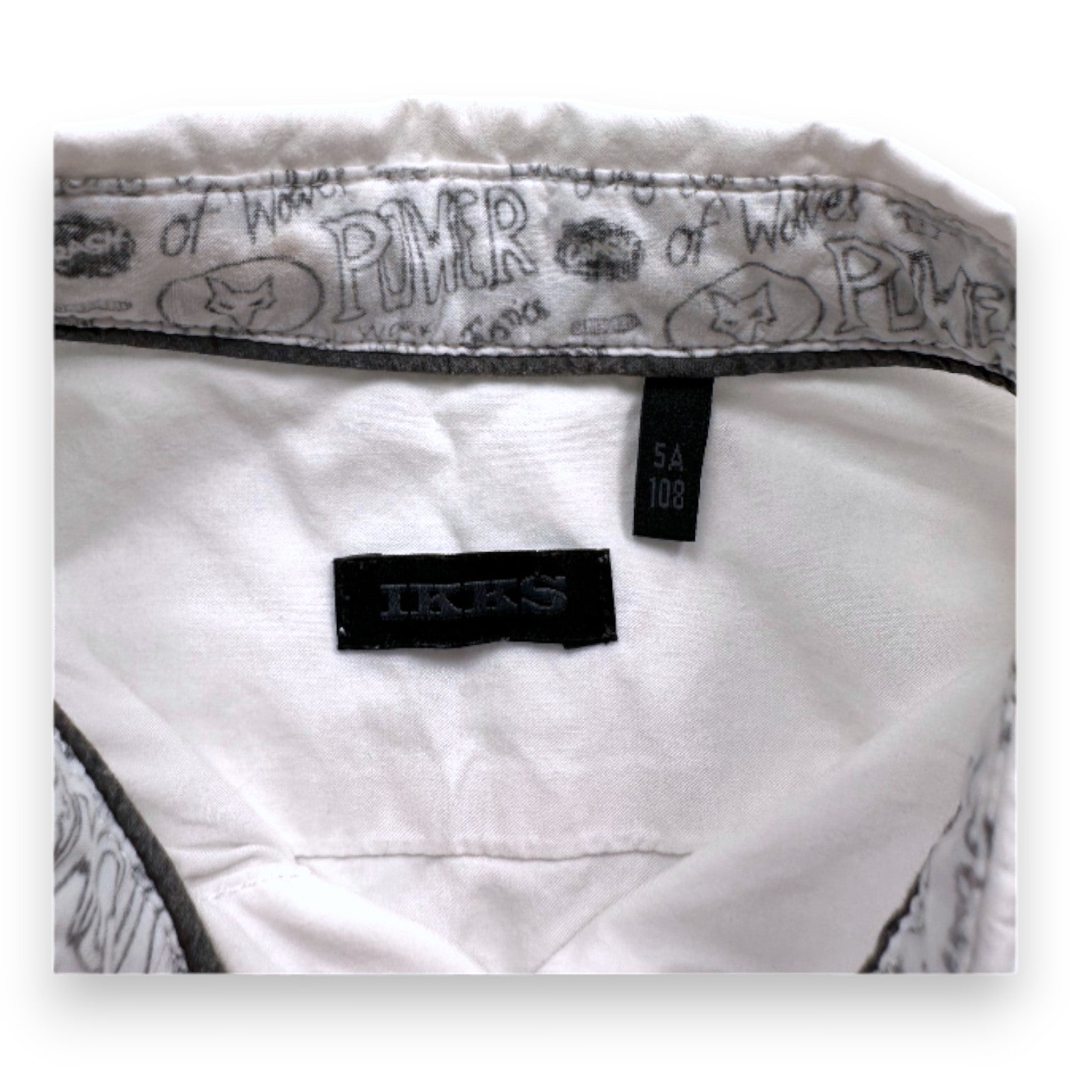 IKKS - White long-sleeved shirt - 5 years