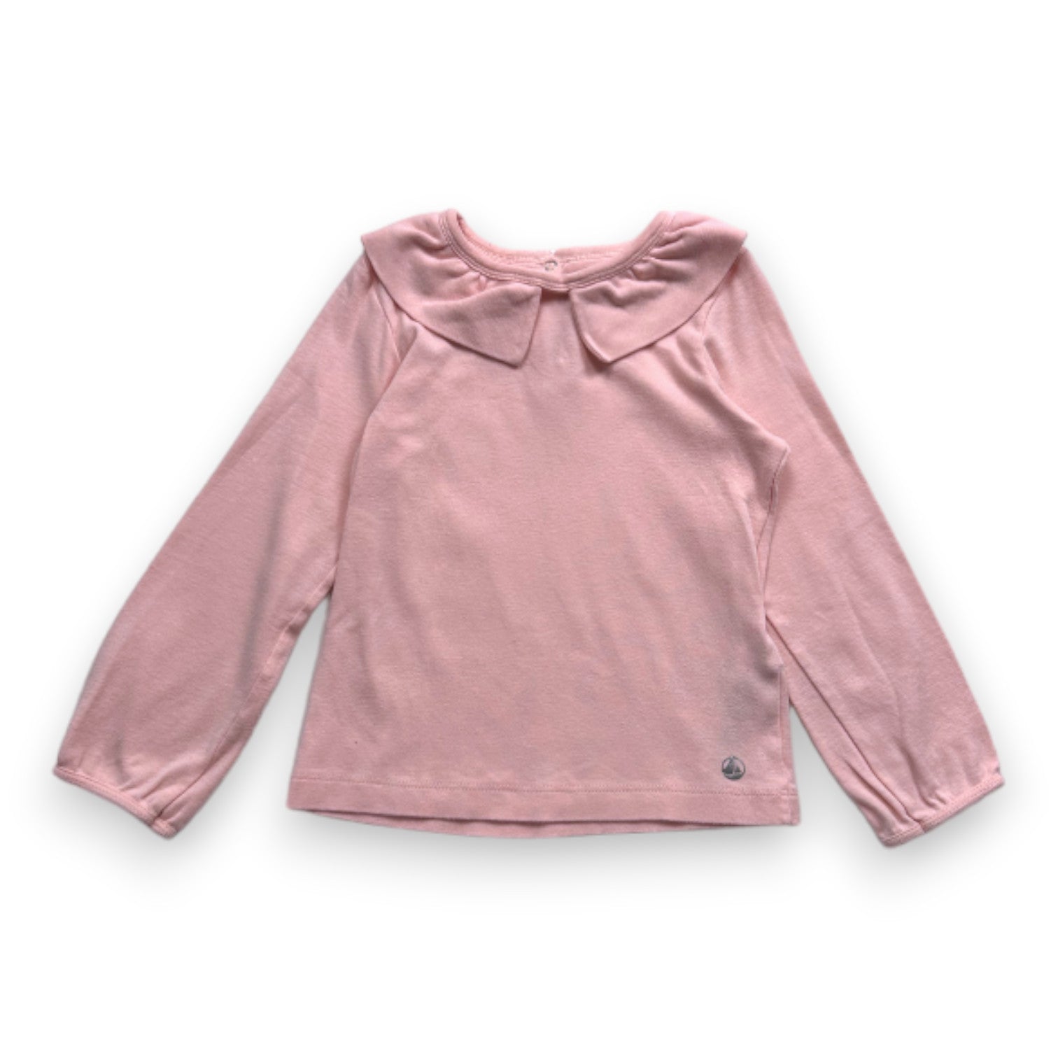 PETIT BATEAU - Rosa Langarm-T-Shirt - 4 Jahre